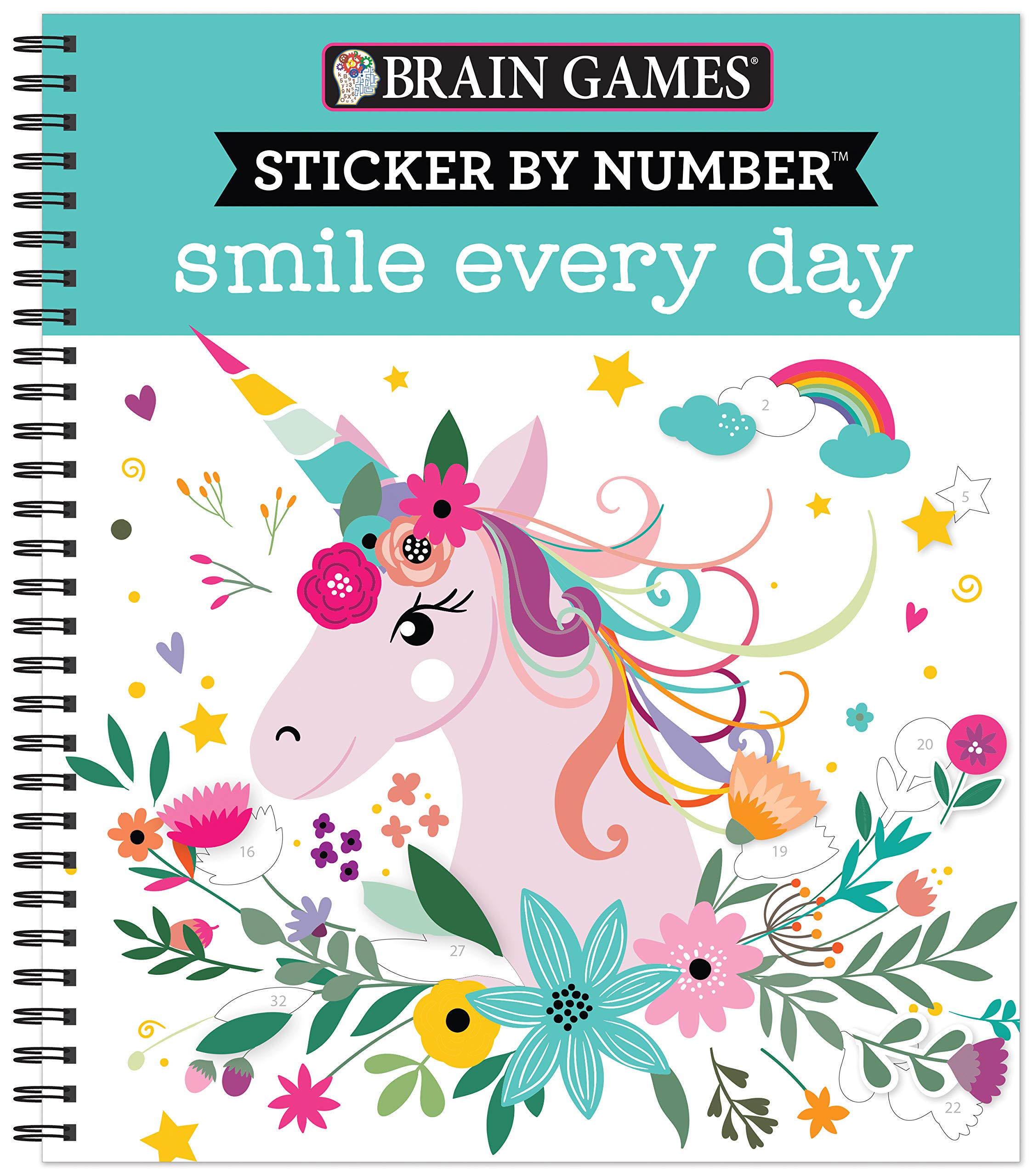 Brain Games - Sticker by Number: Smile Every Day Business, Finance & Career