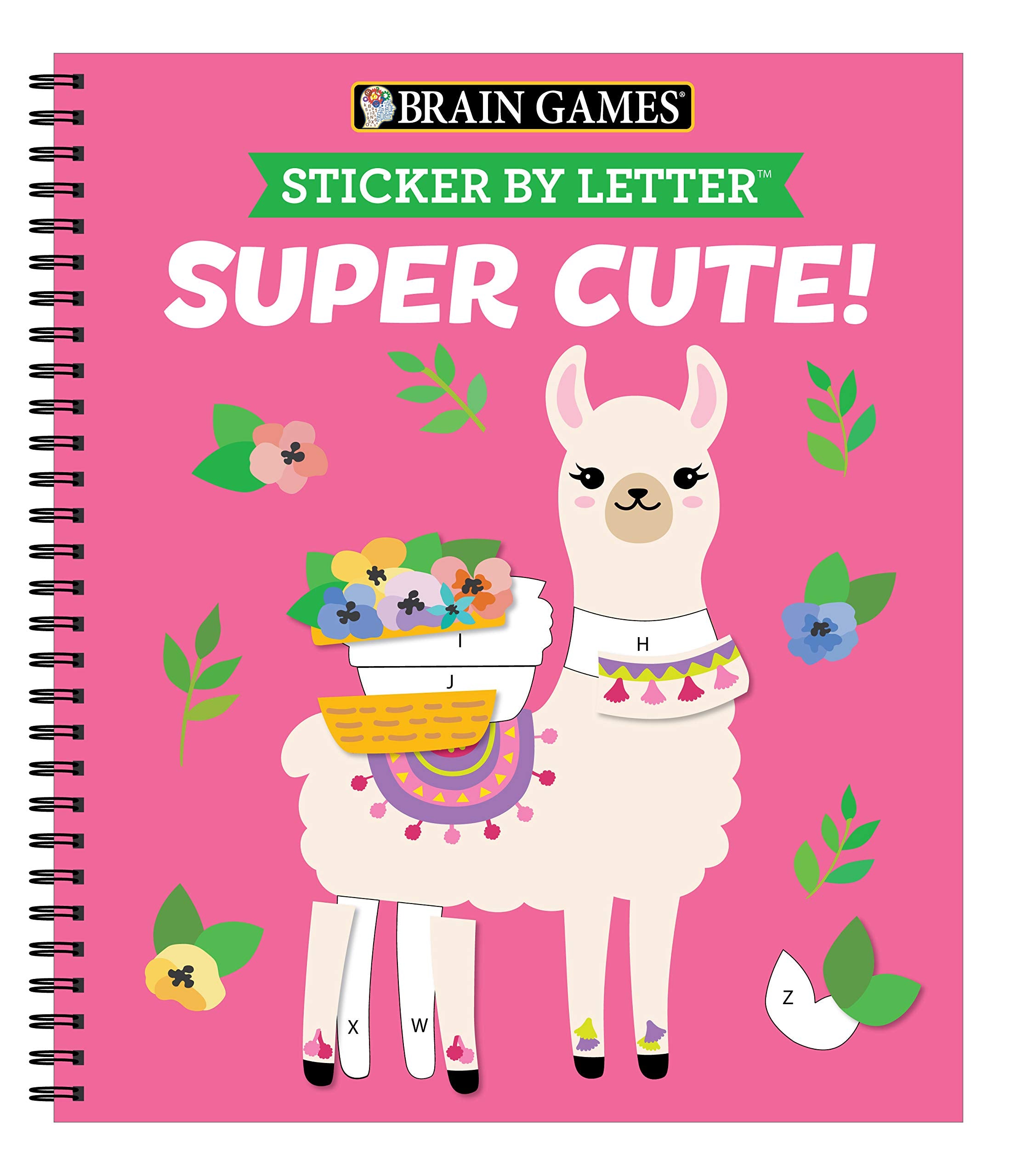 Brain Games - Sticker by Letter: Super Cute! Non-fiction