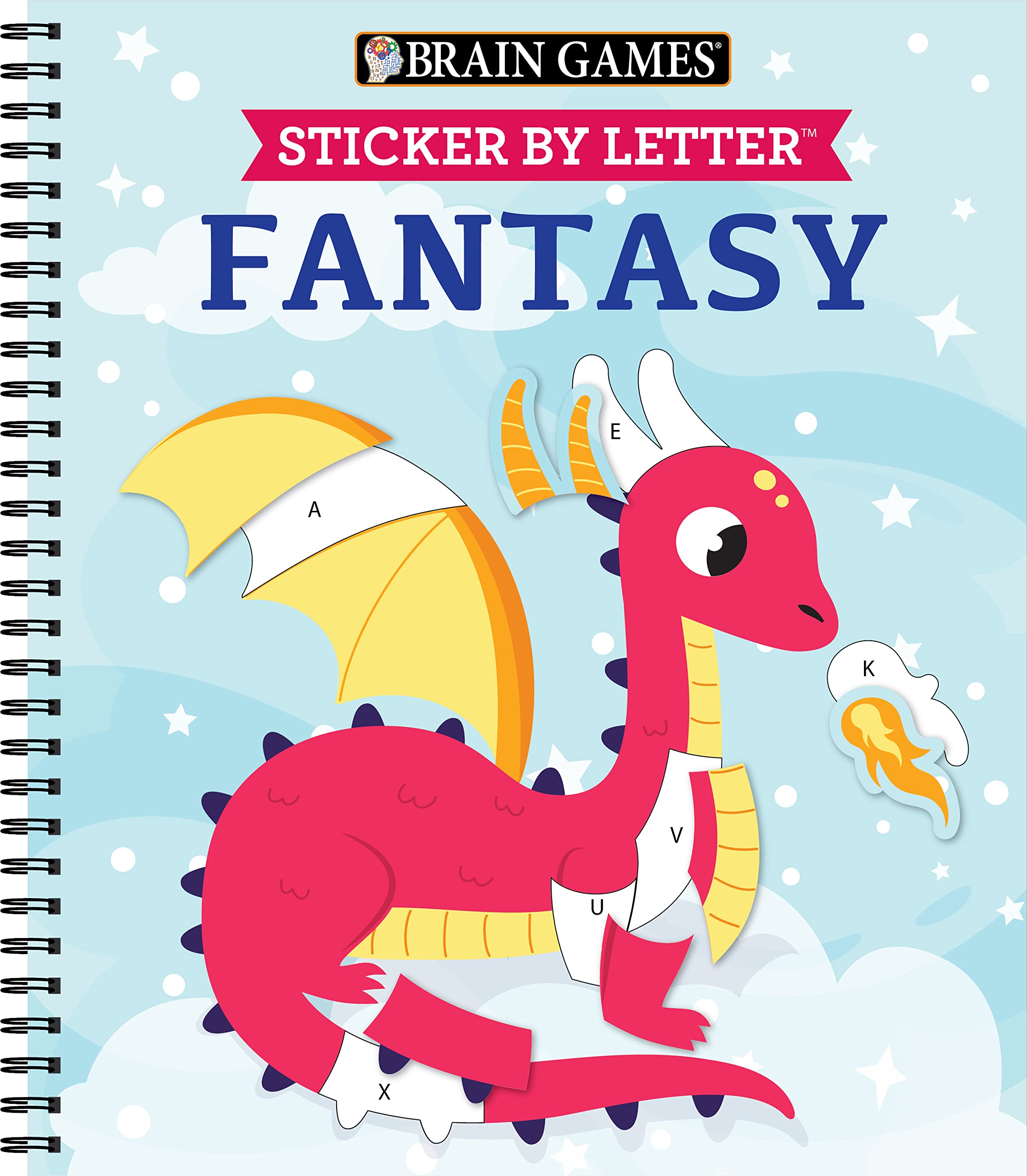 Brain Games - Sticker by Letter: Fantasy Non-fiction