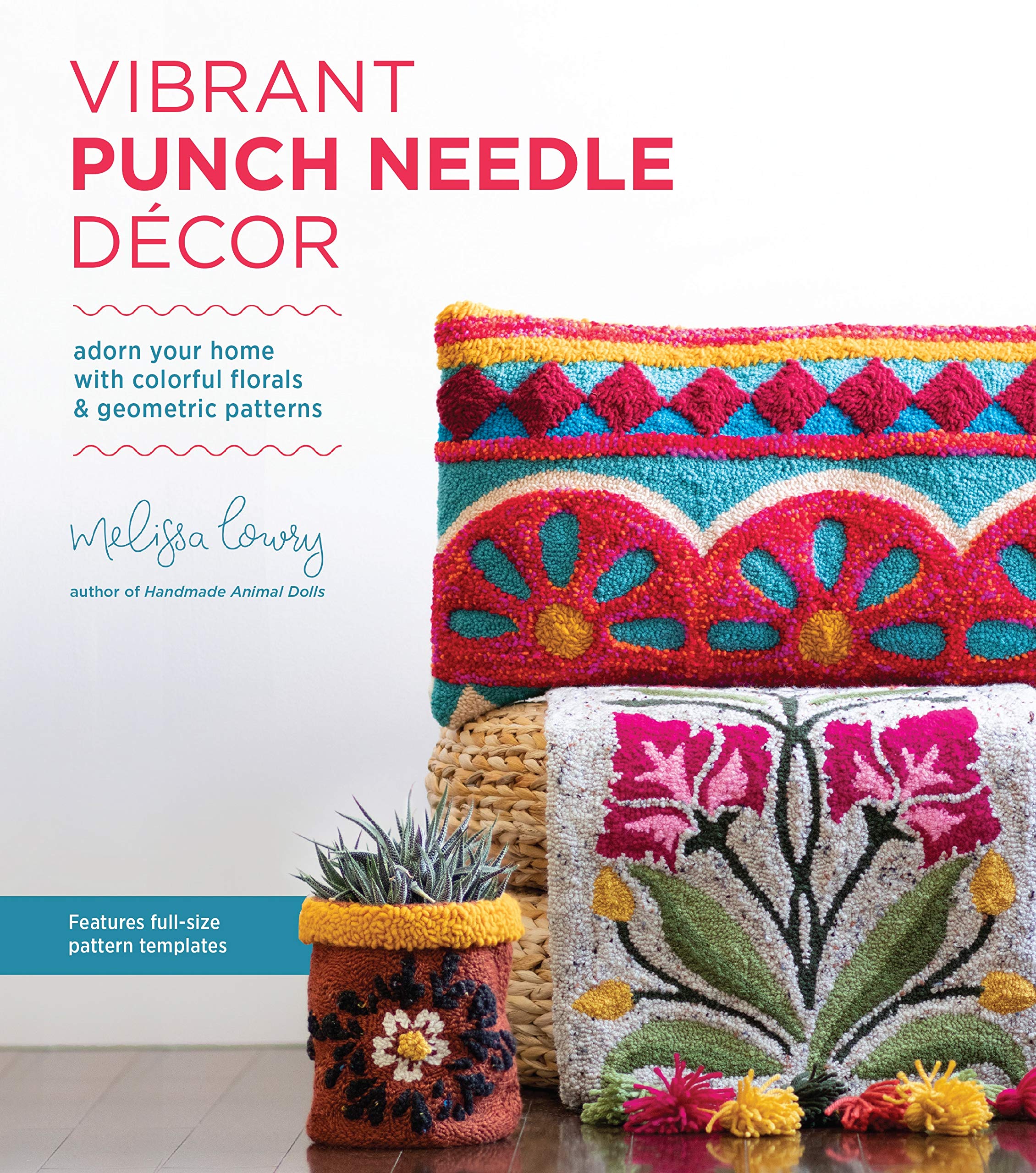 Vibrant Punch Needle Décor Hobbies & Crafts Books