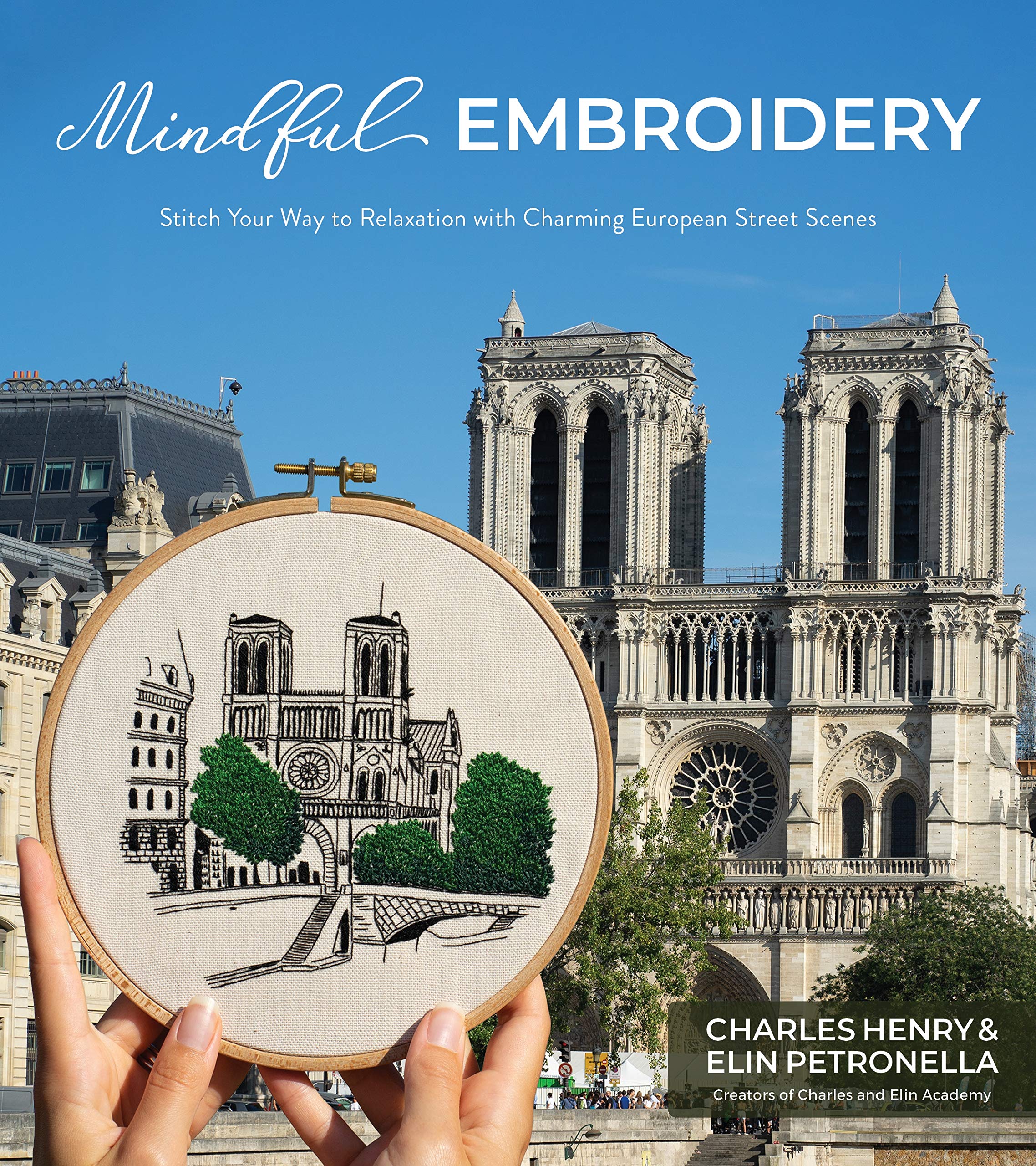 Mindful Embroidery: Stitch Your Way to Relaxation with Charming European Street Scenes Hobbies & Crafts