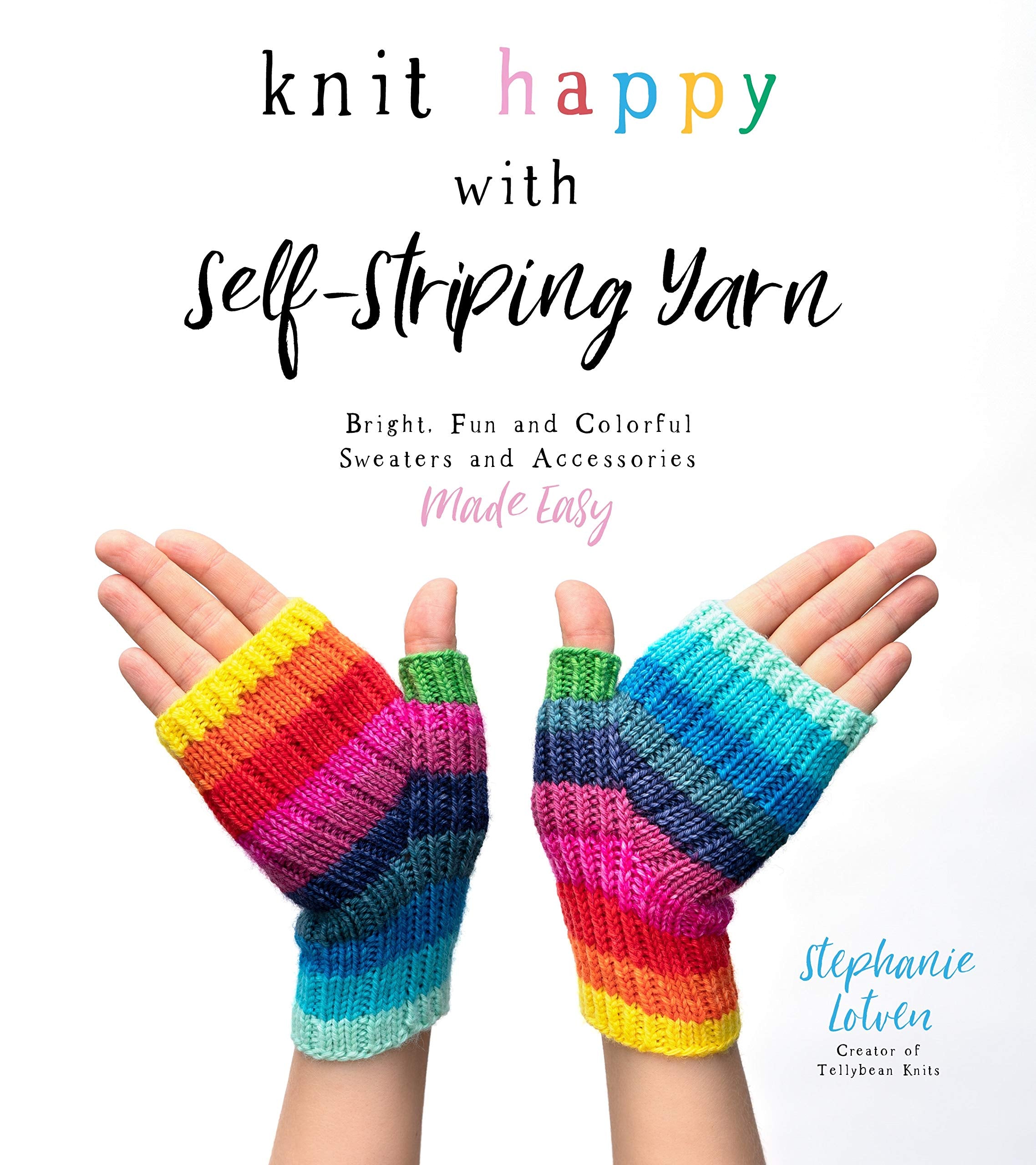 Knit Happy with Self-Striping Yarn Hobbies & Crafts