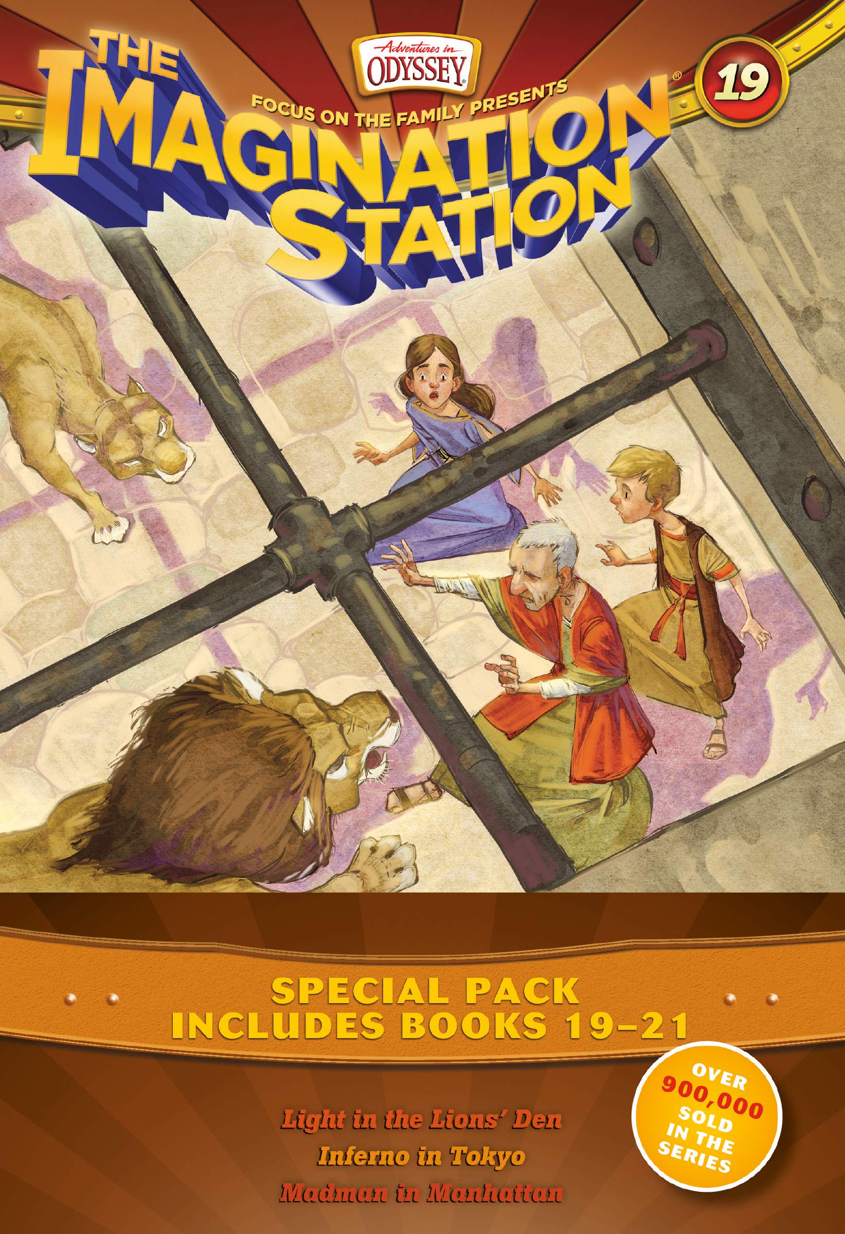 Imagination Station Books 3-Pack: Light in the Lions' Den / Inferno in Tokyo / Madman in Manhattan (Aio Imagination Station Books) Novels & Short Stories