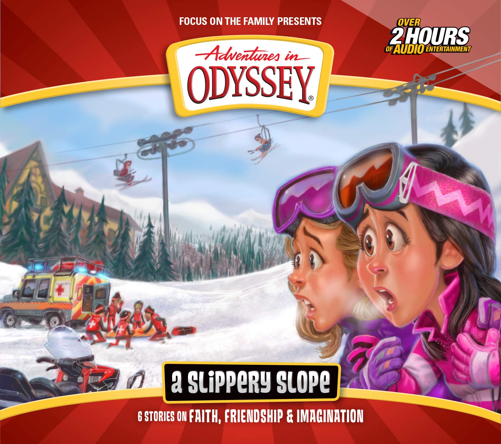 A Slippery Slope: 6 Stories on Faith, Friendship, and Imagination (Adventures in Odyssey, 71) Non-fiction