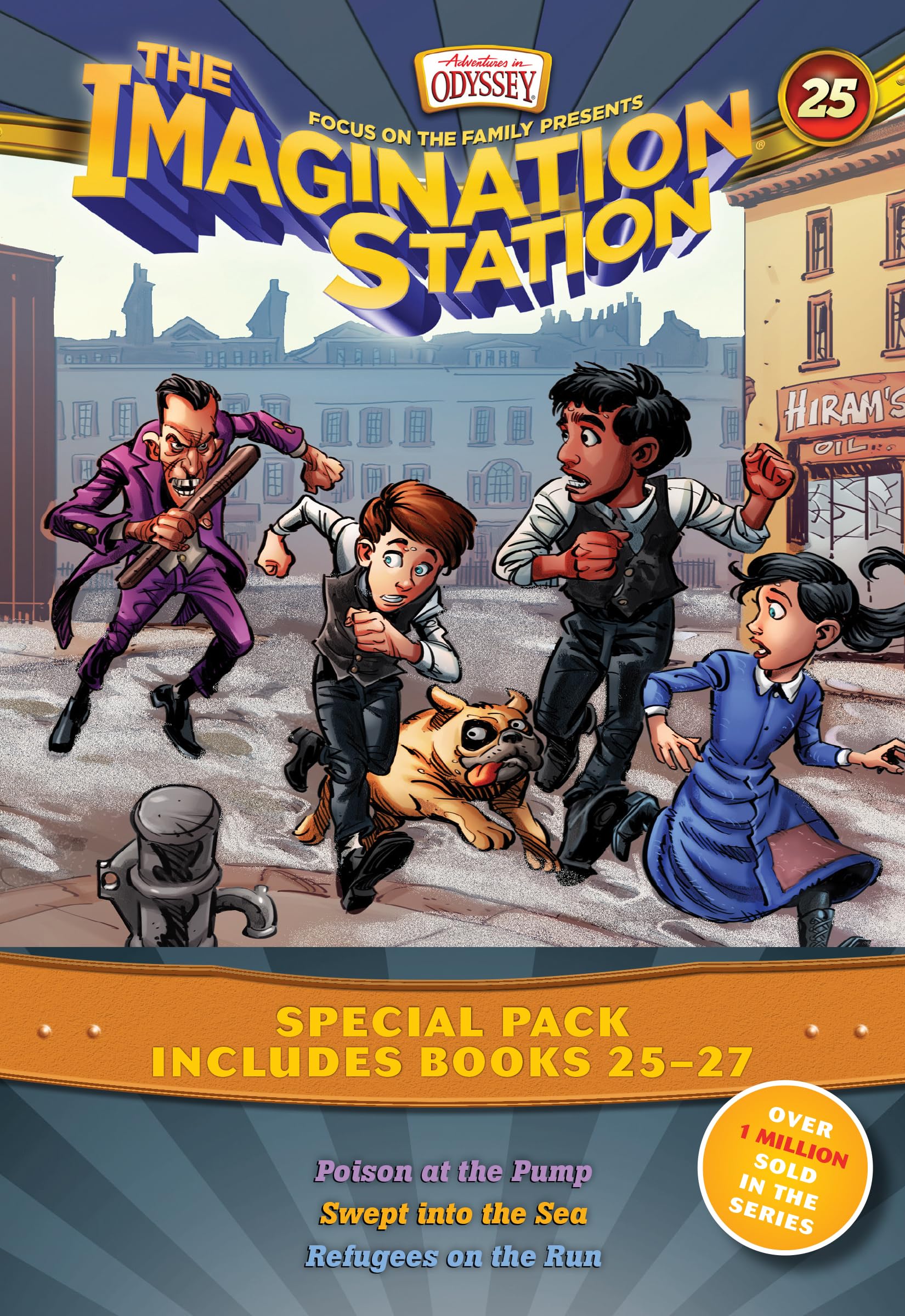 Poison at the Pump / Swept into the Sea / Refugees on the Run: Imagination Station Books Pack (Aio Imagination Station Books) Novels & Short Stories
