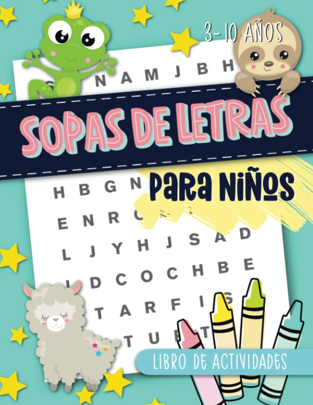 Sopas de letras para niños: libro de actividades: 3-10 años Tiptoi & Games