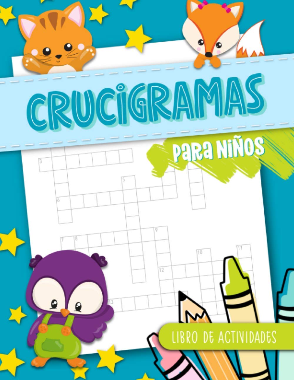 Crucigramas para niños - Libro de actividades Tiptoi & Games