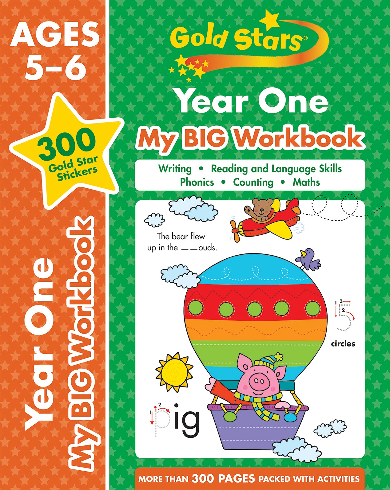 Gold Stars Year One My BIG Workbook (Includes 300 gold star stickers, Ages 5 - 6) Non-fiction
