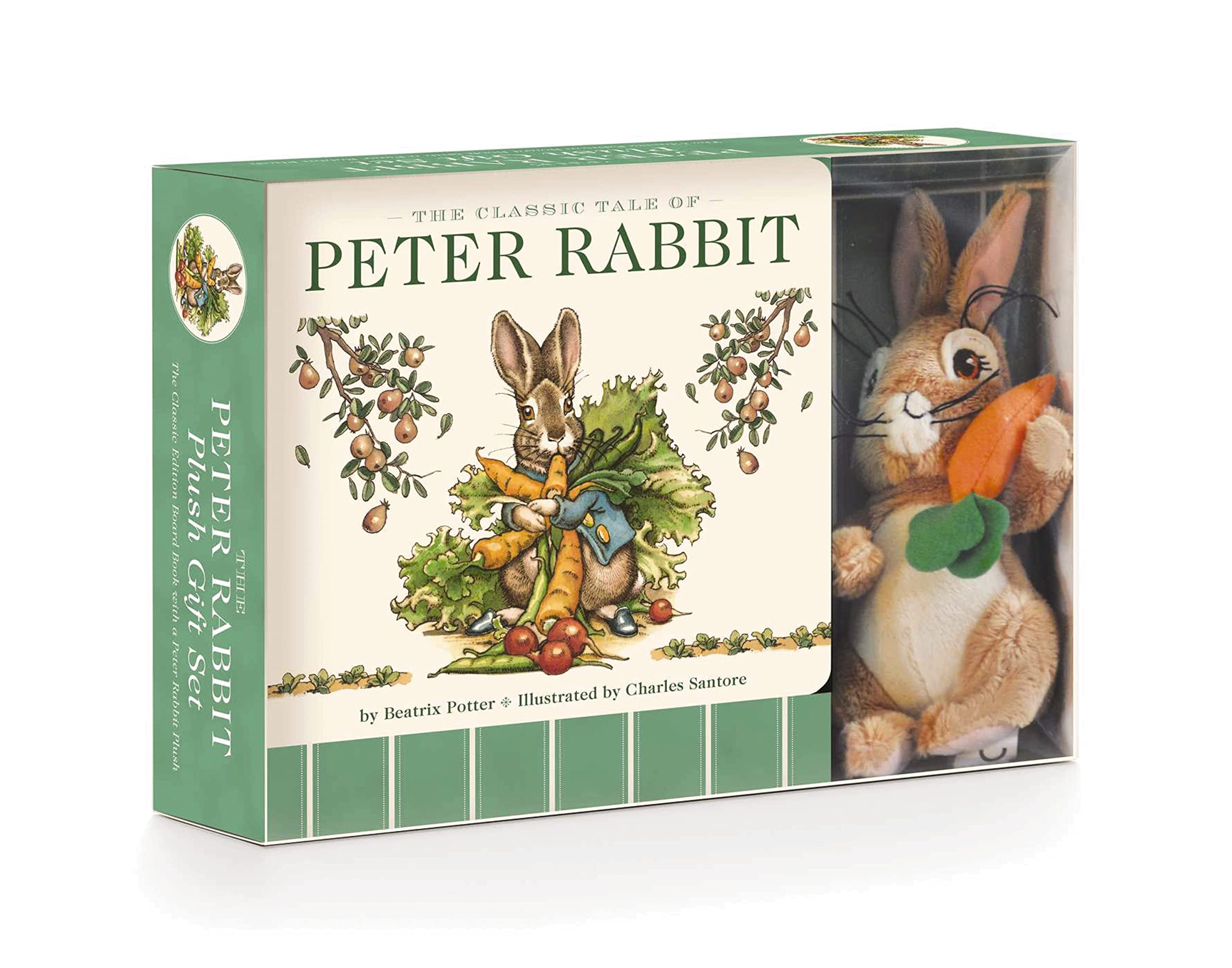 The Peter Rabbit Plush Gift Set (The Revised Edition): Includes the Classic Edition Board Book + Plush Stuffed Animal Toy Rabbit Gift Set Non-fiction