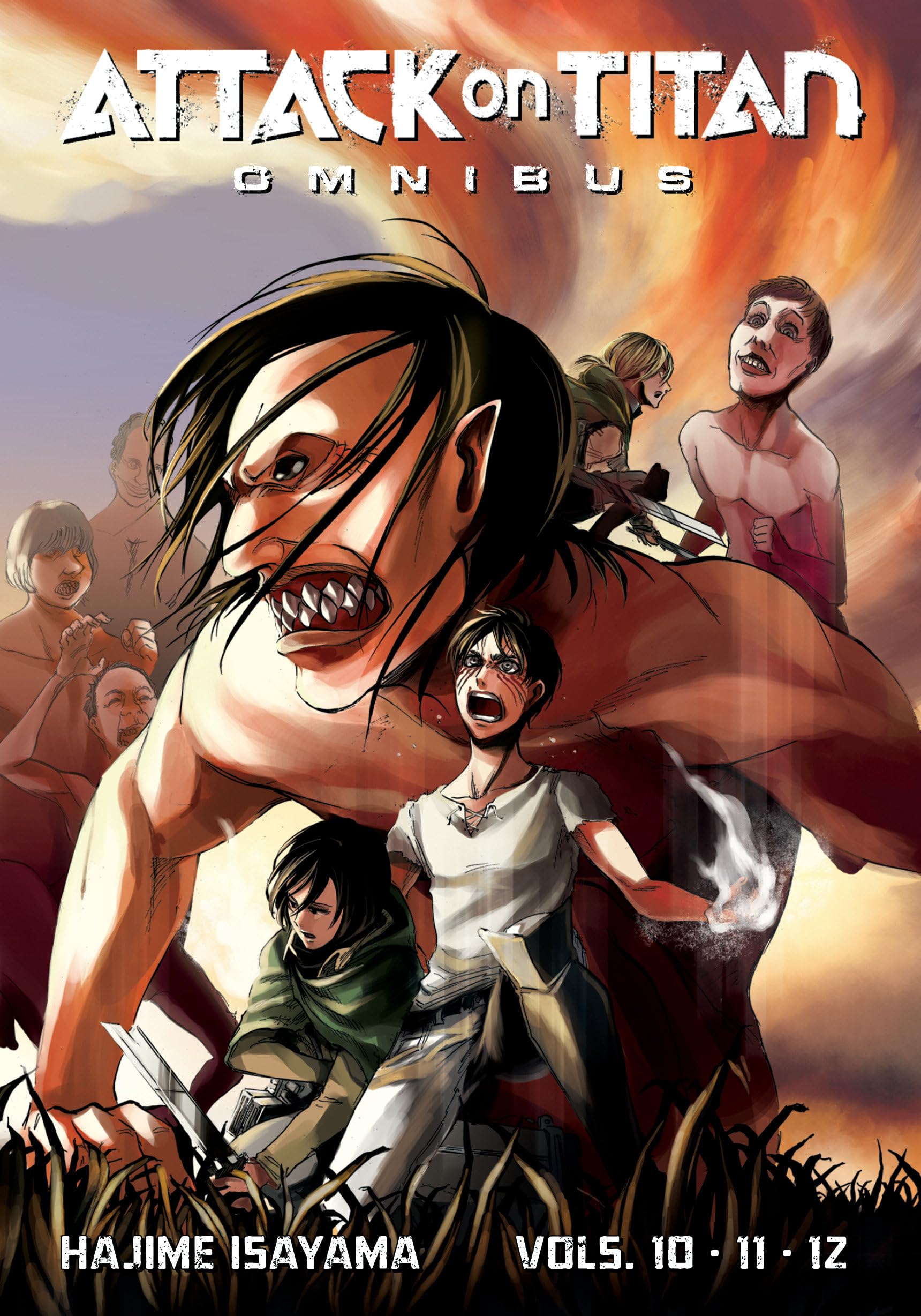 Attack on Titan Omnibus 4 (Vol. 10-12) Dark Fantasy