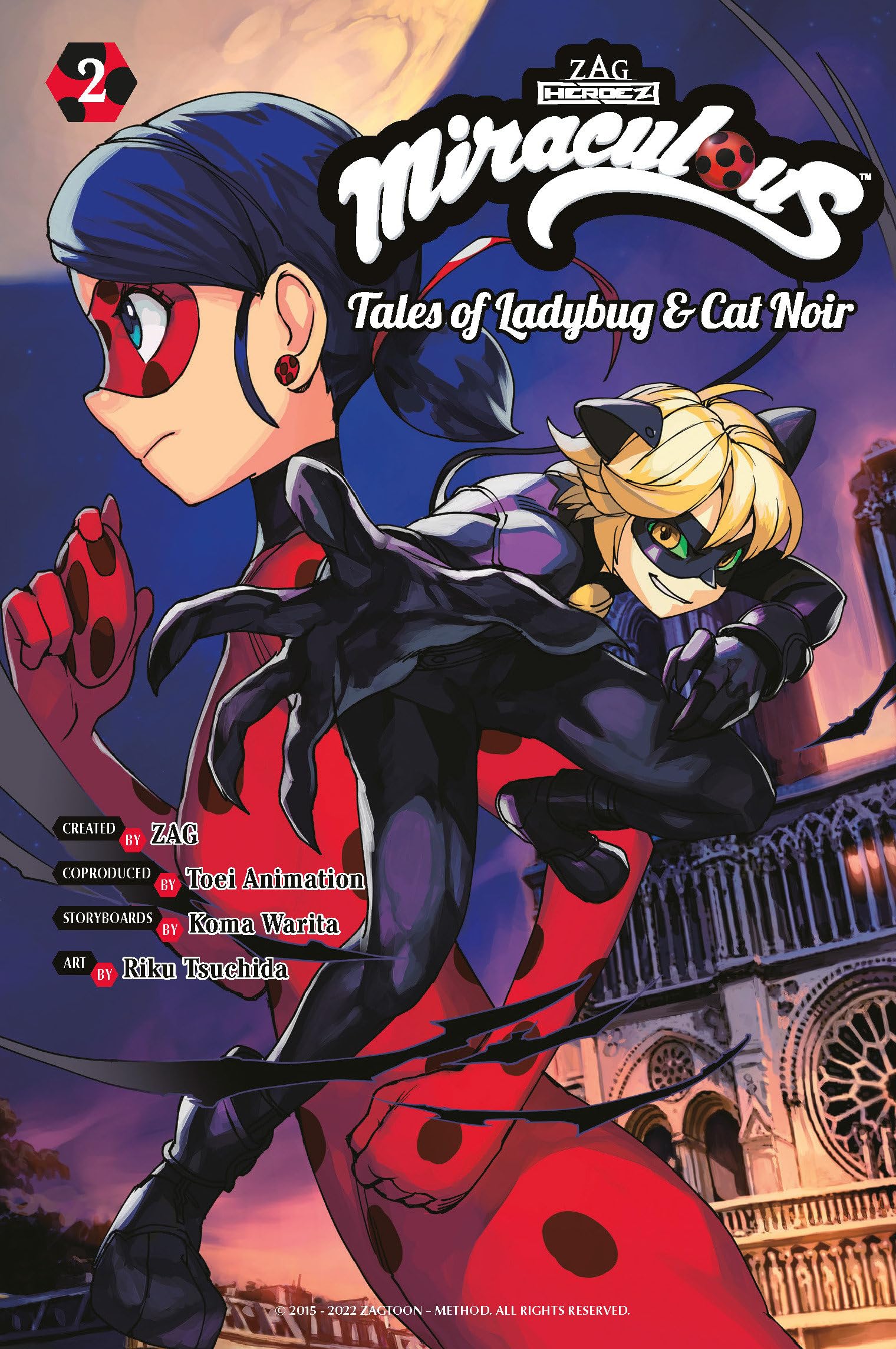 Miraculous: Tales of Ladybug & Cat Noir (Manga) 2 Manga