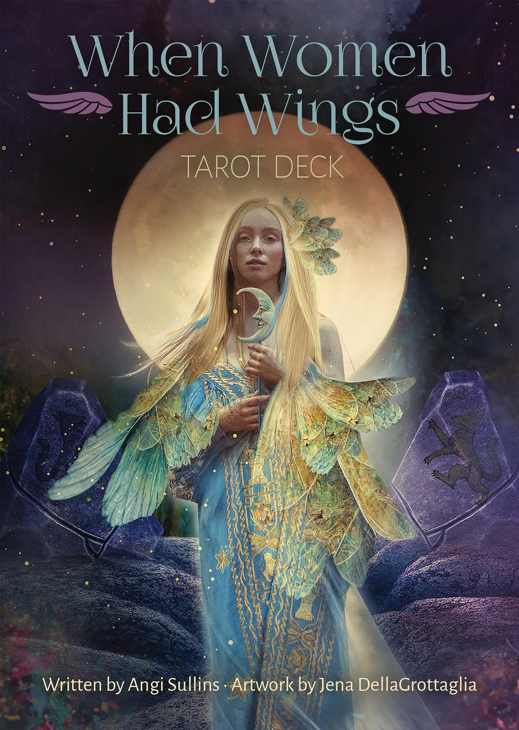 When Women Had Wings Tarot Deck: Includes 78 purple gilt-edged cards, an organza drawstring pouch, and a vividly illustrated 198-page guidebook. Religion & Esotericism
