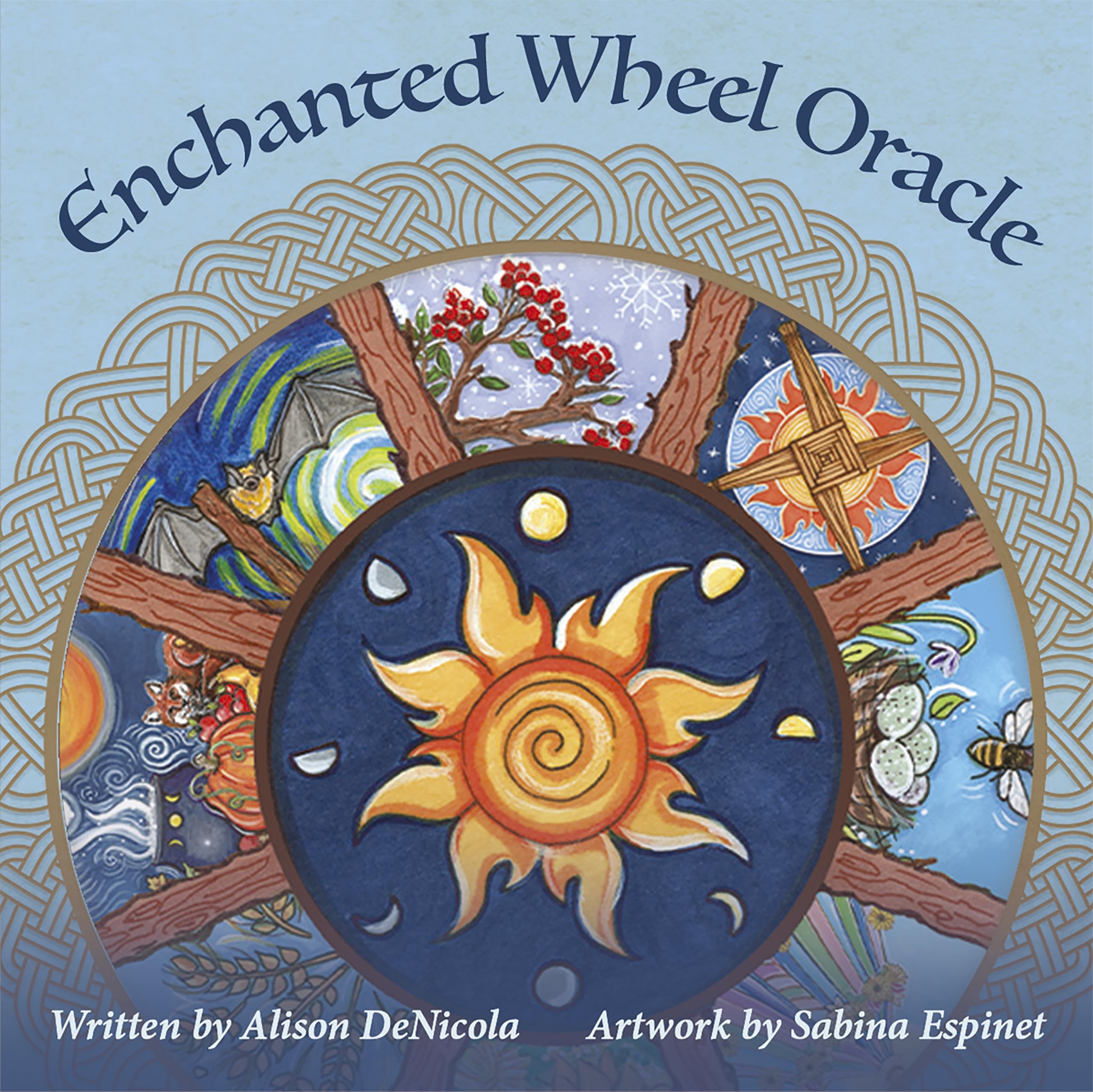 Enchanted Wheel Oracle: 45 Round Cards with Hand-Painted Art― Explore Spiritual Pathways, Portals, and Elemental Energy with the Celtic Wheel of the ... Illustrated Guidebook for Oracular Readings Religion & Esotericism