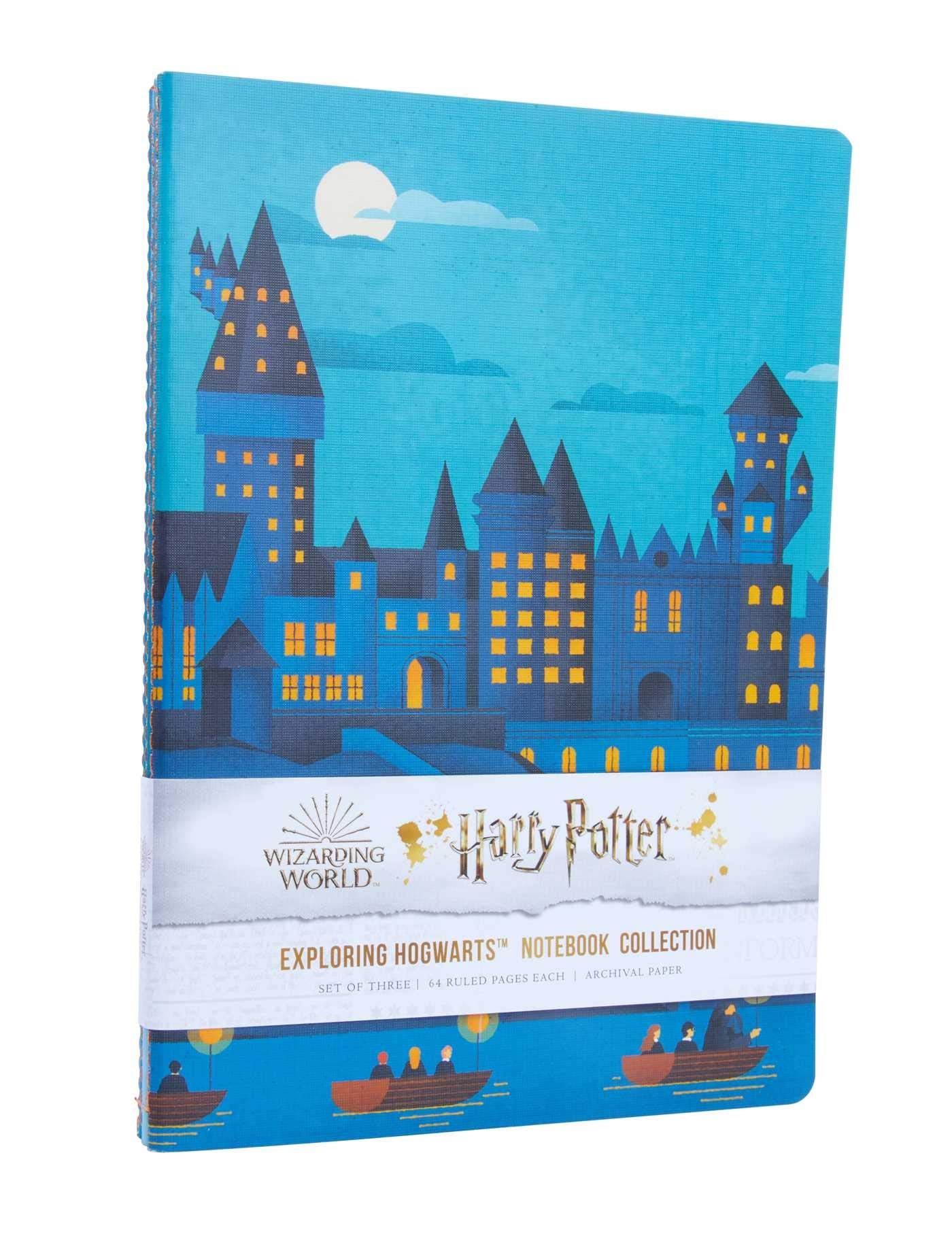 Harry Potter: Exploring Hogwarts Sewn Notebook Collection (Set of 3) Film, Art & Culture
