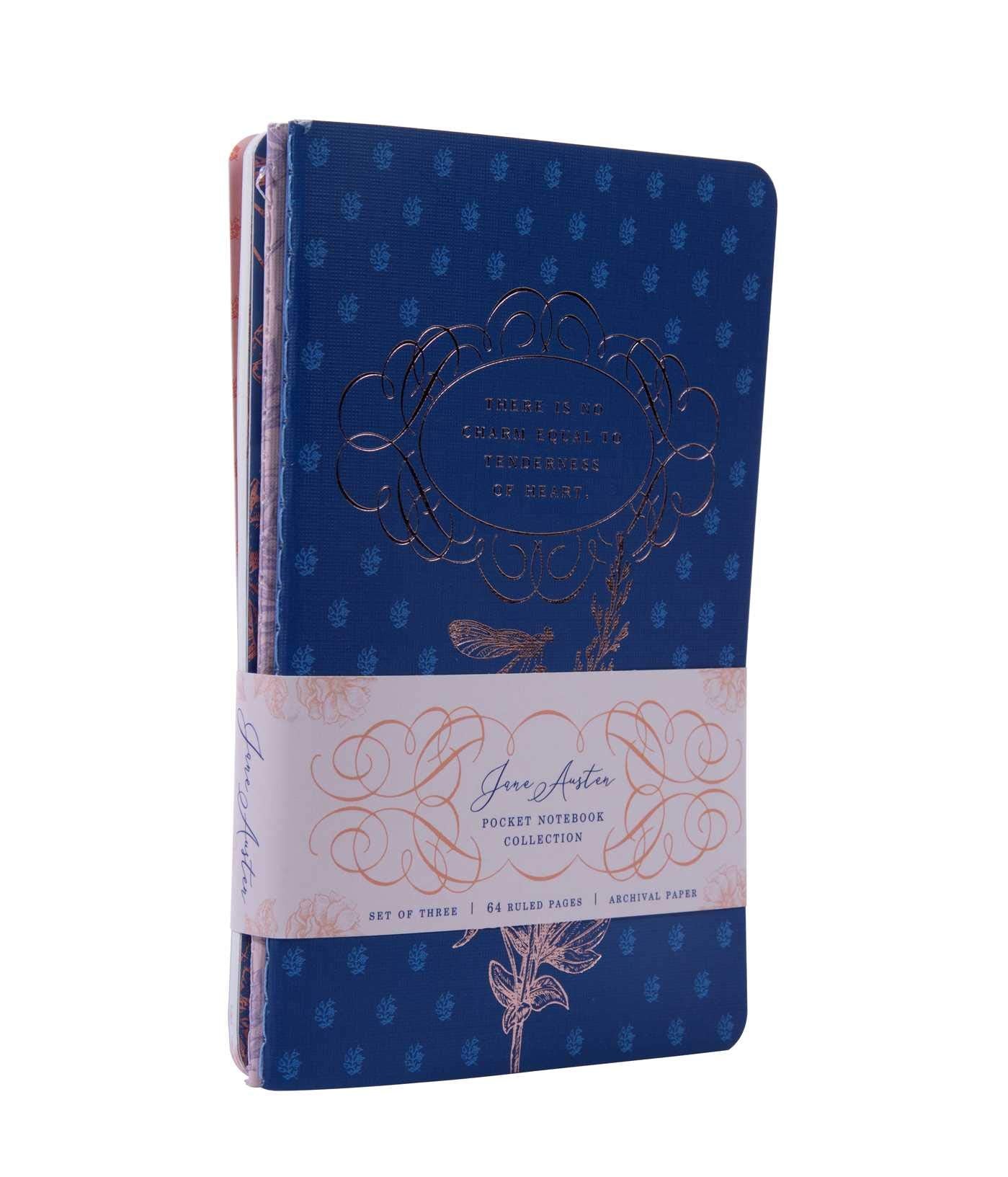 Jane Austen Sewn Pocket Notebook Collection (Set of 3) Classics