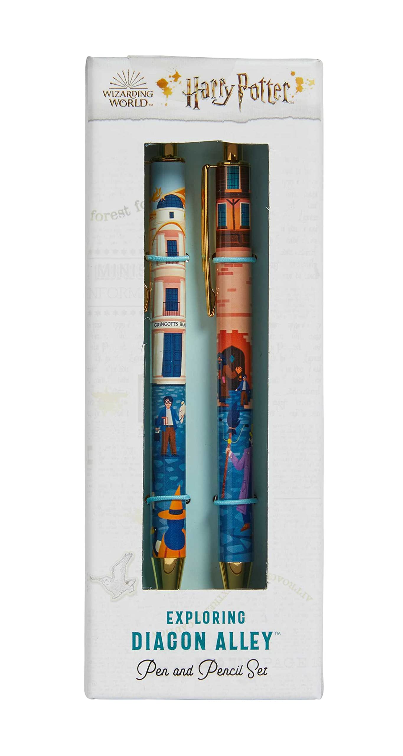 Harry Potter: Exploring Diagon Alley Pen and Pencil Set (Set of 2) Books