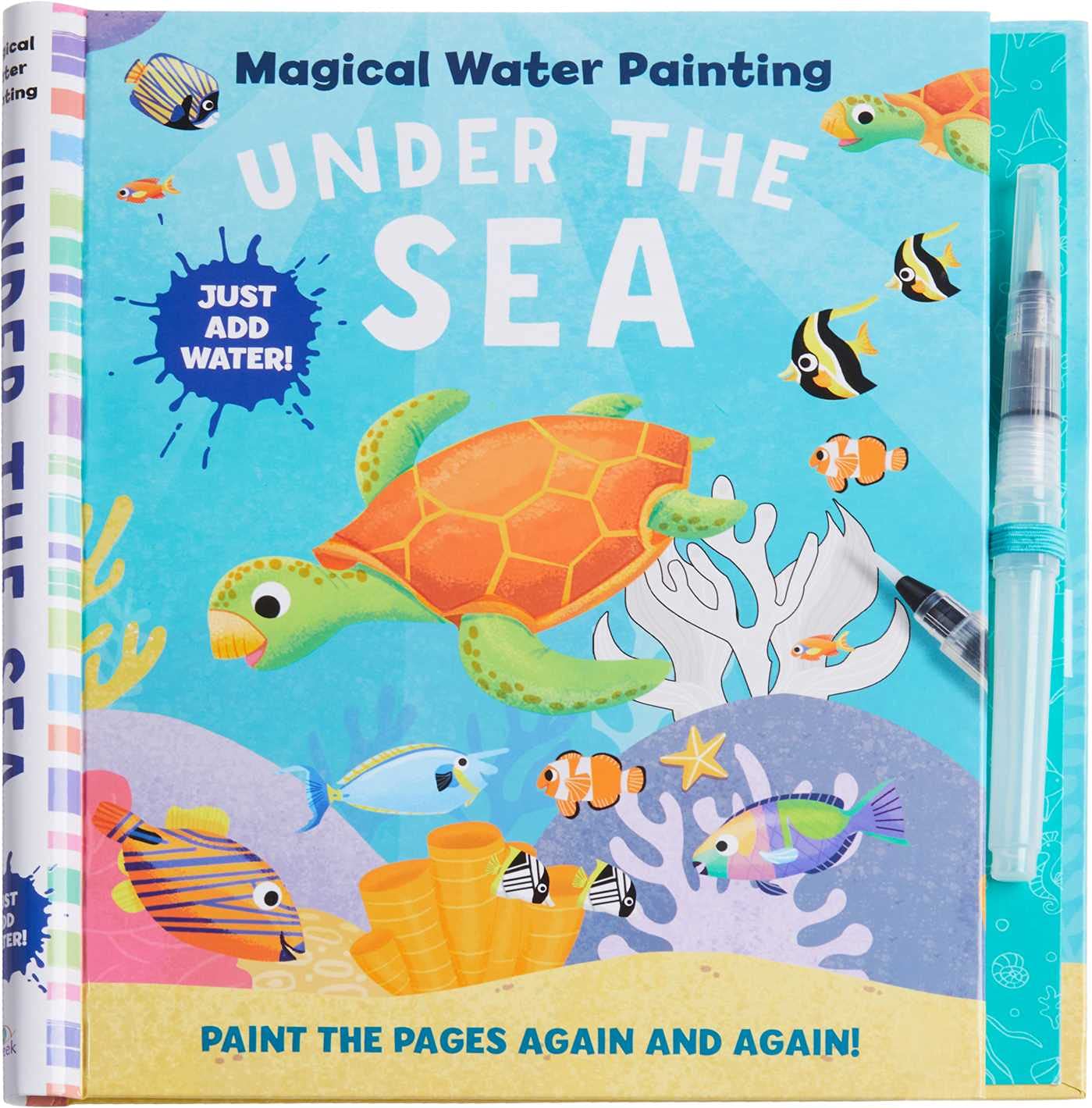 Magical Water Painting: Under the Sea: (Art Activity Book, Books for Family Travel, Kids' Coloring Books, Magic Color and Fade) (iSeek) Parents & Children