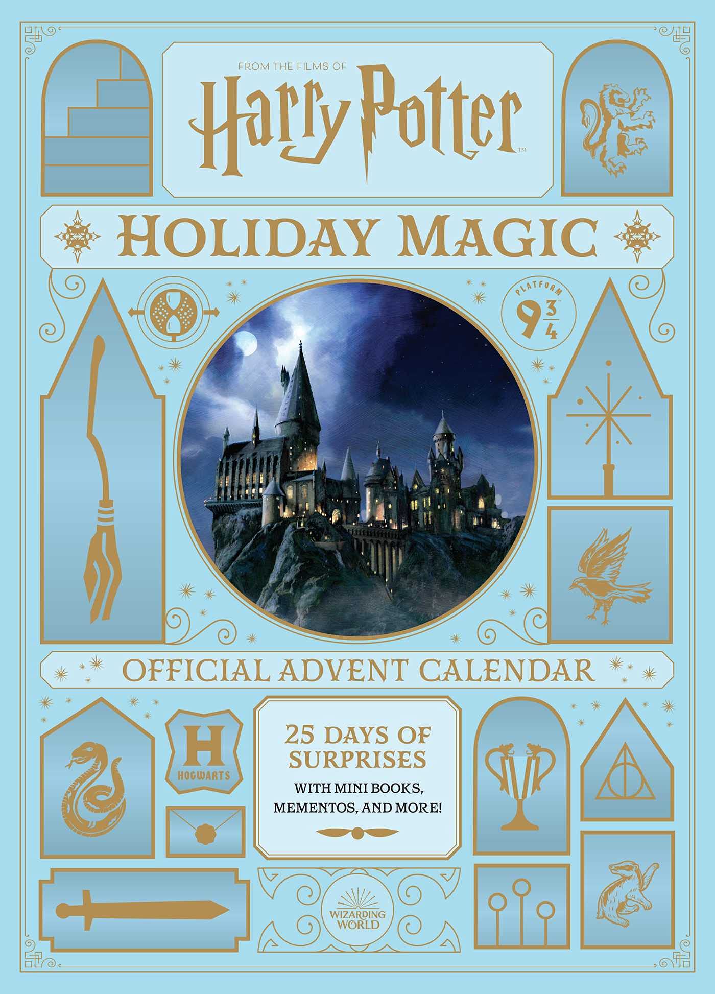 Harry Potter: Holiday Magic: The Official Advent Calendar: 25 days of surprises with Mini Books, Mementos and more Film, Art & Culture