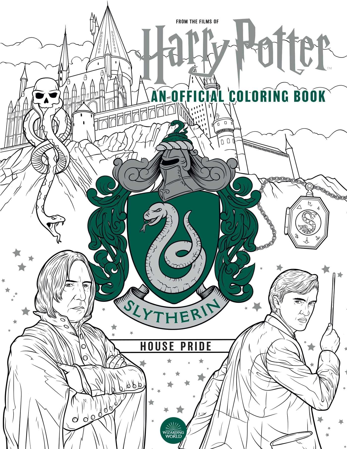 Harry Potter: Slytherin House Pride: The Official Coloring Book: (Gifts Books for Harry Potter Fans, Adult Coloring Books) Film, Art & Culture