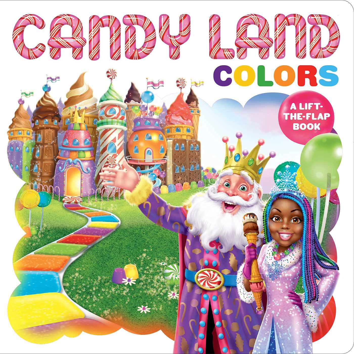 Hasbro Candy Land: Colors: (Interactive Books for Kids Ages 0+, Concepts Board Books for Kids, Educational Board Books for Kids) (PlayPop) Parents & Children