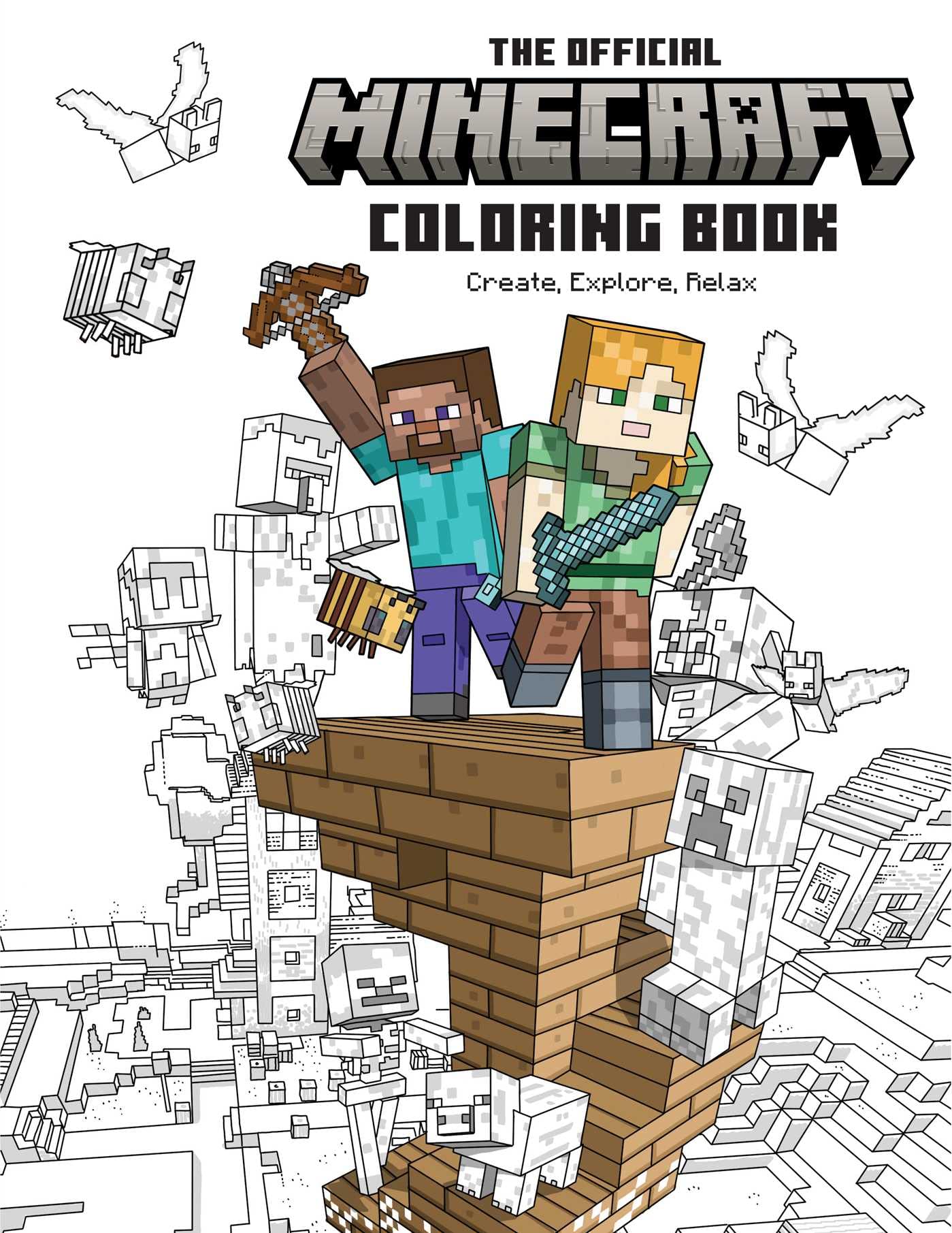 The Official Minecraft Coloring Book: Create, Explore, Relax! Second-hand books on film, art and culture
