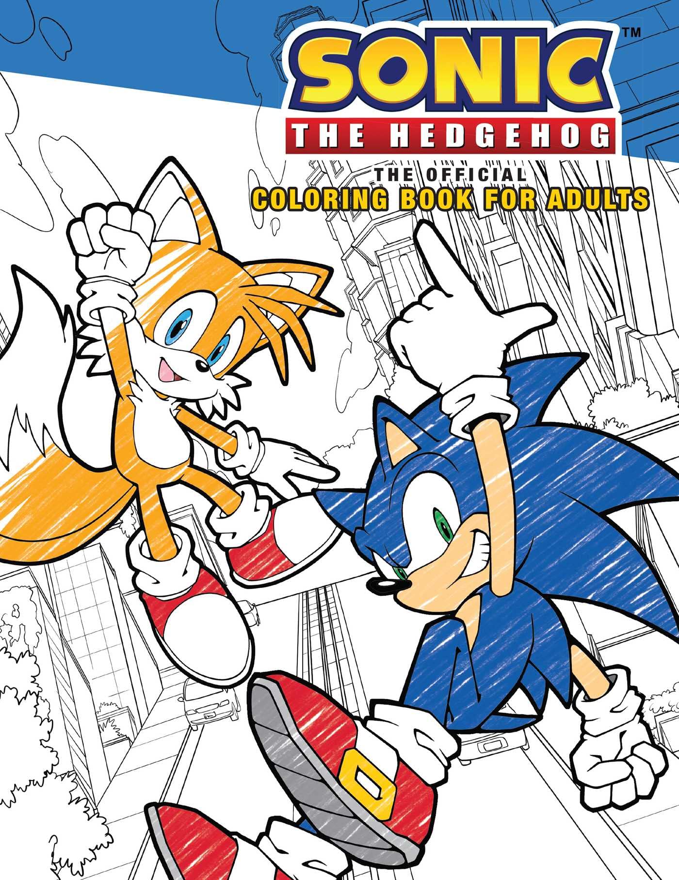 Sonic the Hedgehog: The Official Adult Coloring Book Books