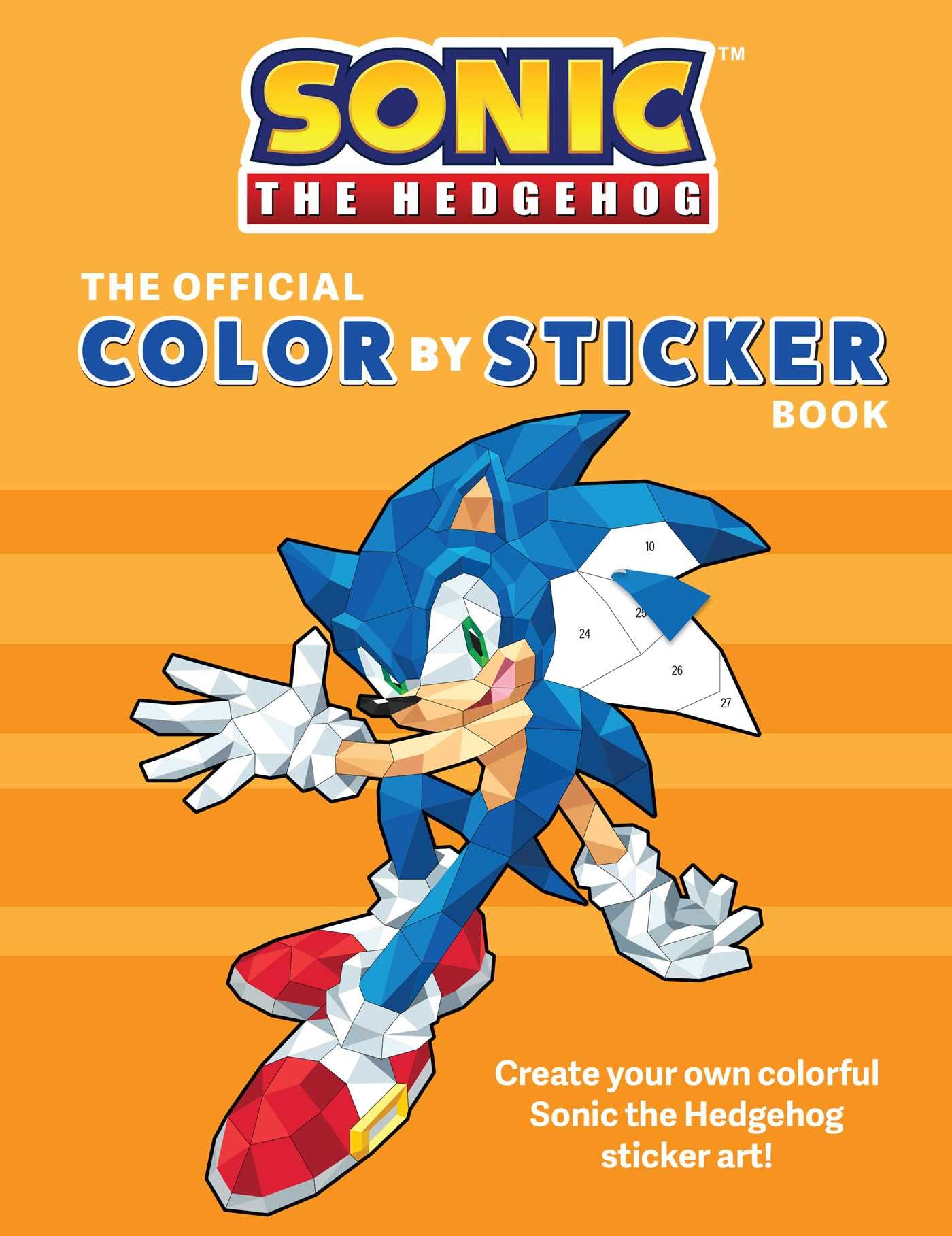 Sonic the Hedgehog: The Official Color by Sticker Book (Sonic Activity Book) Leisure & Fun