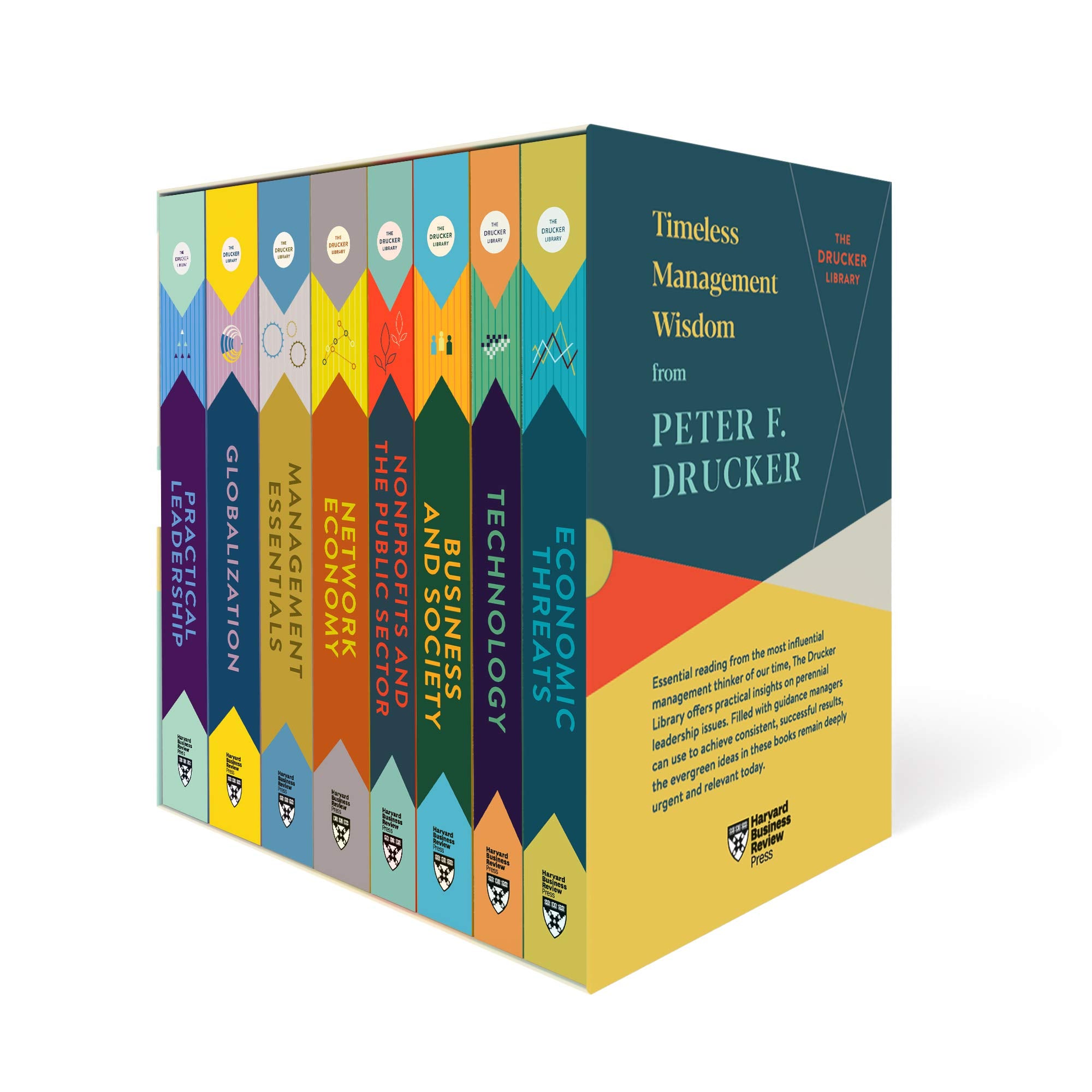 Peter F. Drucker Boxed Set (8 Books) (the Drucker Library) Books