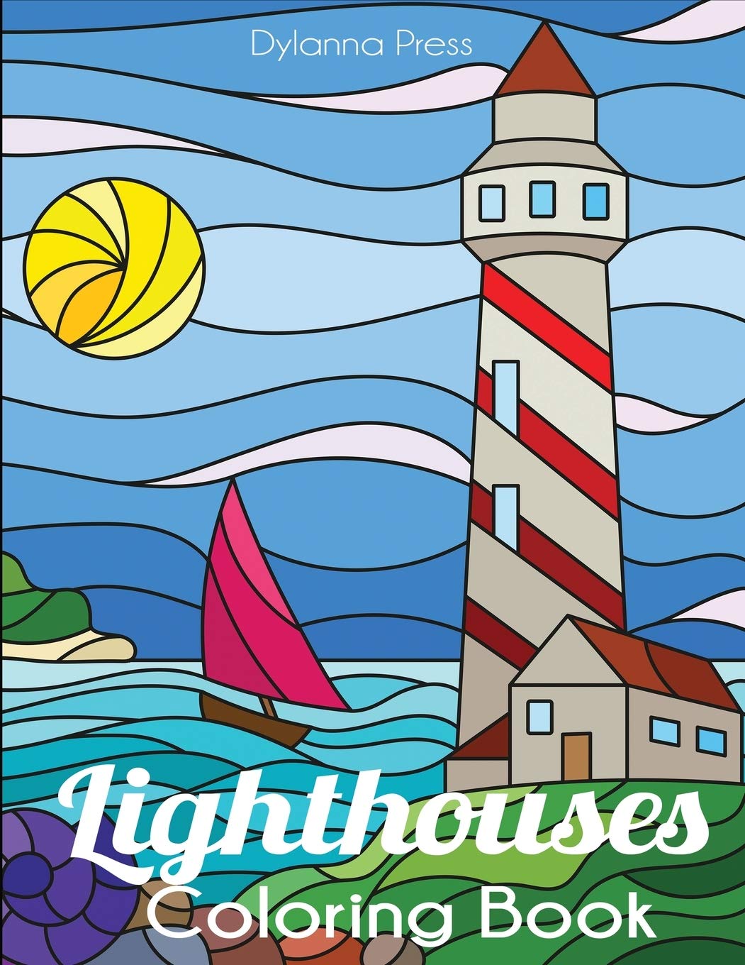 Lighthouses Coloring Book: A Lighthouse Coloring Book for Adults Film, Art & Culture
