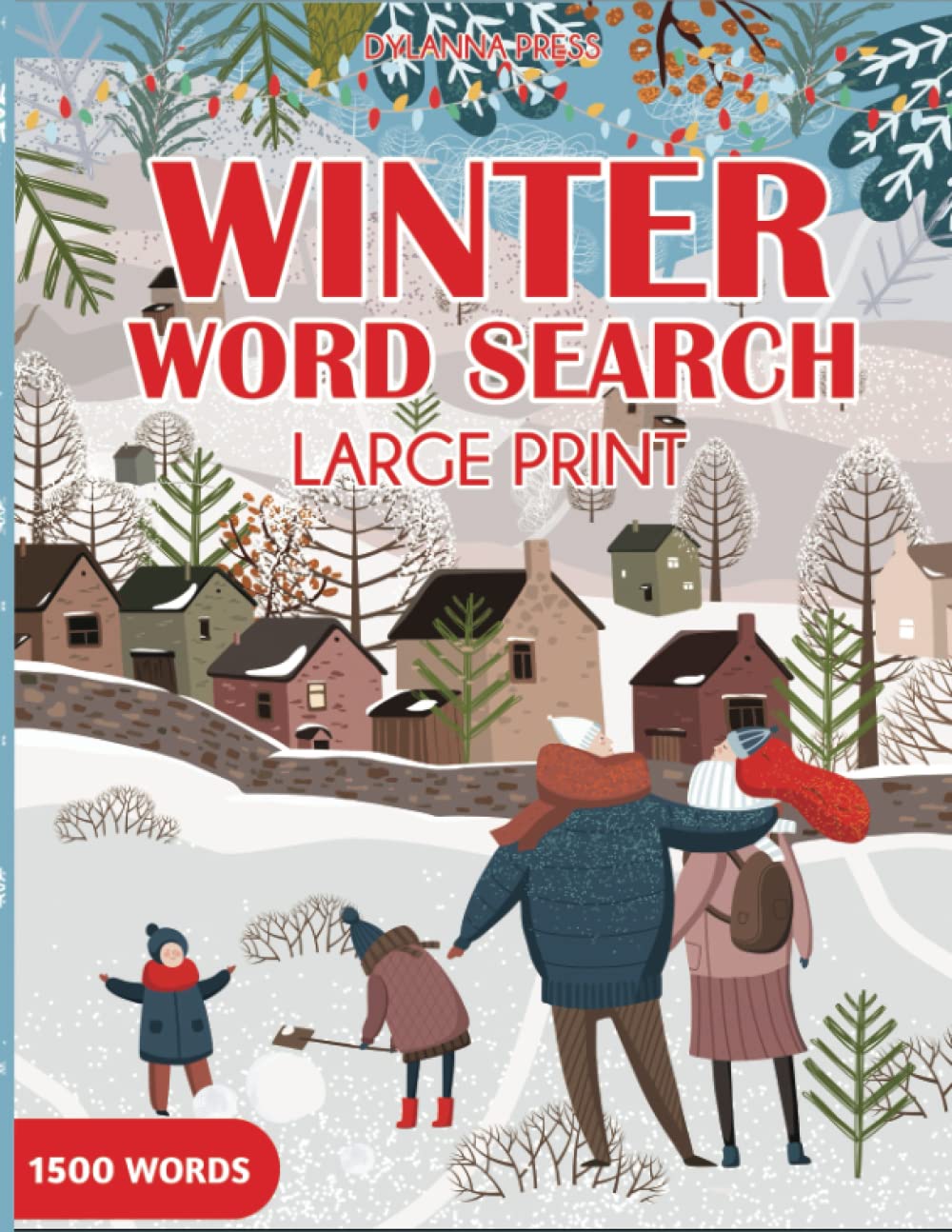 Winter Word Search Large Print: Fun and Challenging Word Find Puzzles for Adults Leisure & Fun