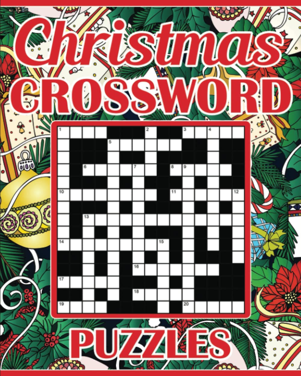 Christmas Crossword Puzzles: Fun Holiday-Themed Puzzle Book Leisure & Fun
