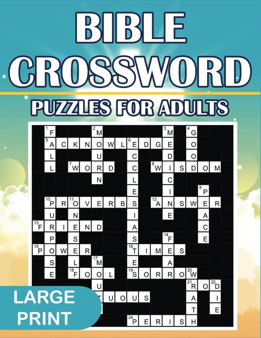 Bible Crossword Puzzles for Adults Leisure & Fun