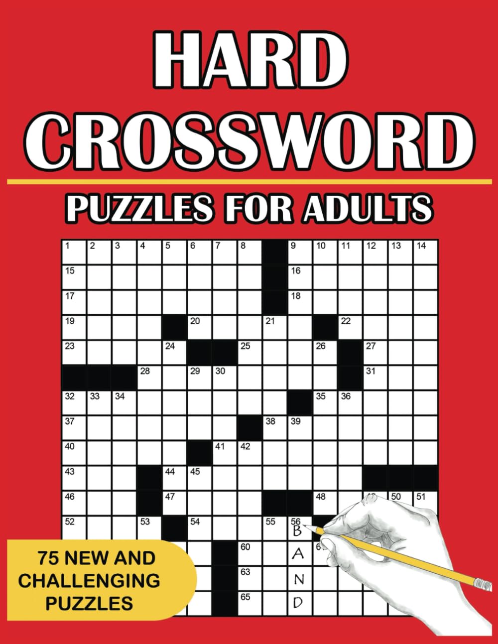 Hard Crossword Puzzles for Adults Leisure & Fun