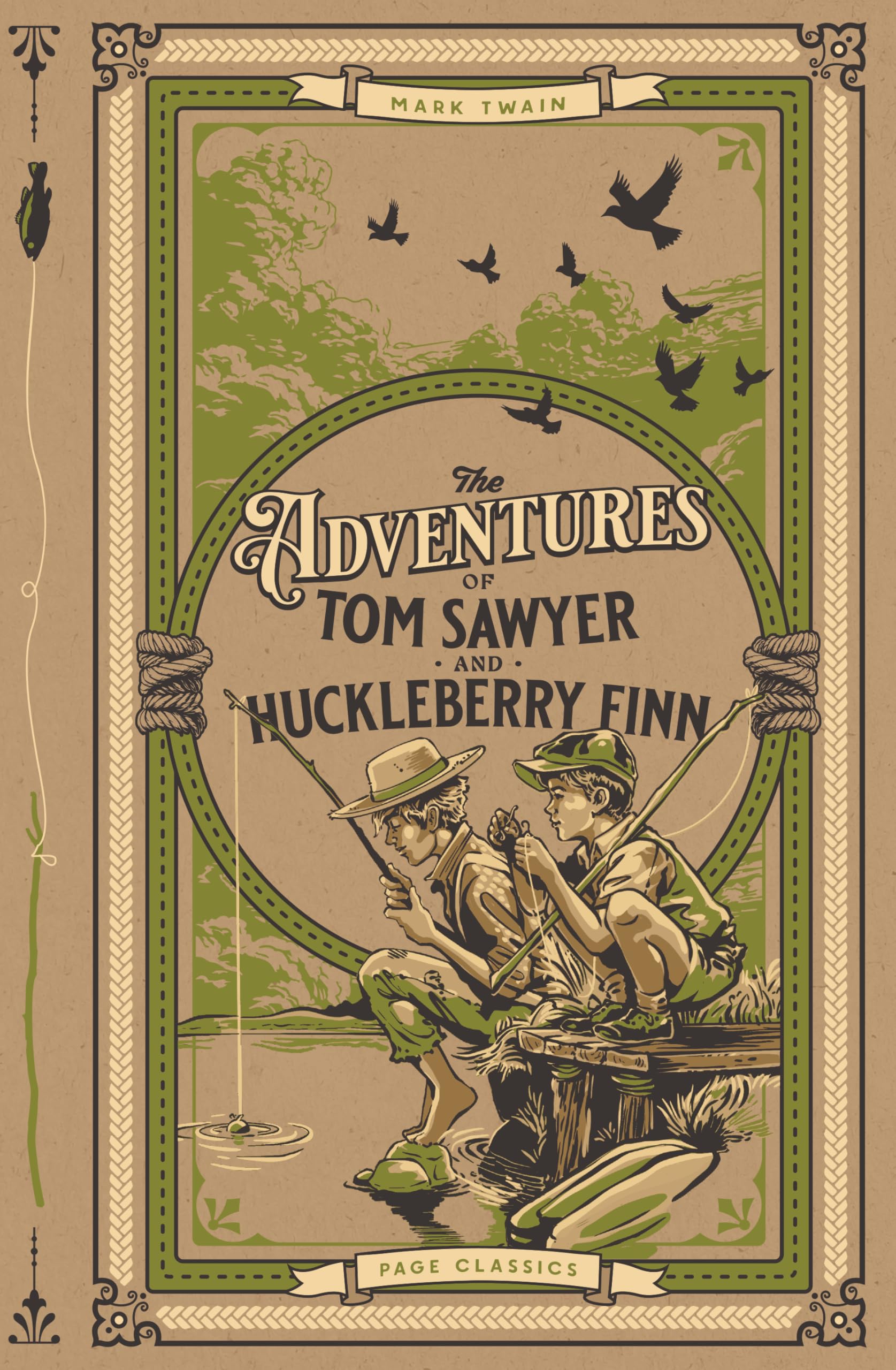 The Adventures of Tom Sawyer and Huckleberry Finn (Deluxe Hardcover Edition) Classics