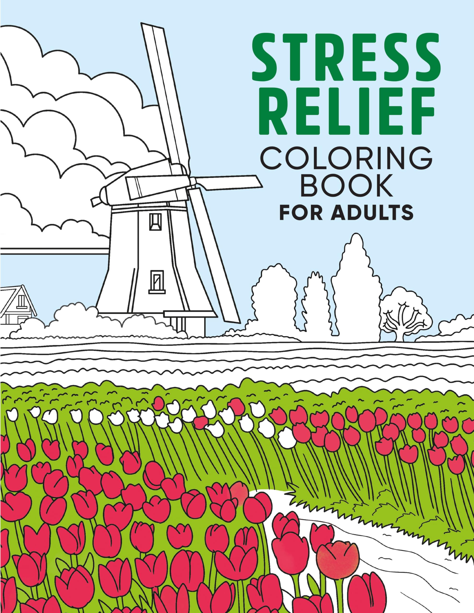 Stress Relief Coloring Book for Adults Hobbies & Crafts