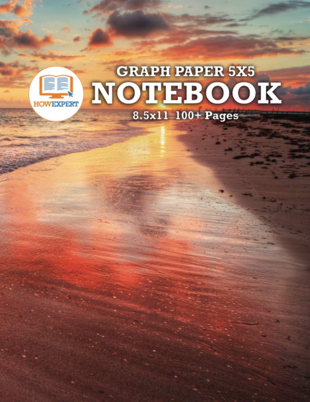 HowExpert Graph Paper 5x5 Notebook 8.5x11: Blank Quad-Ruled, Grid Notebook for Math, Science, Illustration, Writing, To-Do Lists, and More! Perfect ... Elderly, and More! (8.5x11, 100+ Pages) Learning & Reference