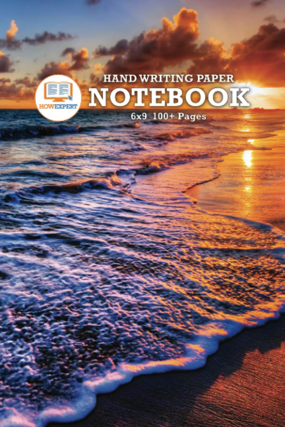 HowExpert Hand Writing Paper Notebook 6x9: Double Lined Paper with Dotted Middle Line for Kids/Students Practicing Penmanship (6x9, 100+ Pages) Learning & Reference