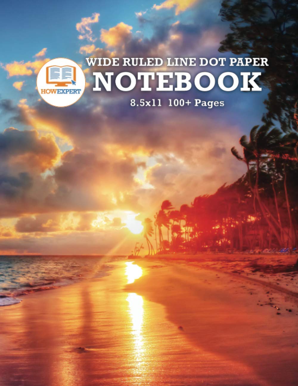 HowExpert Wide Ruled Line Dot Paper Notebook 8.5x11: Blank Wide Ruled Line Dot Journal for Practicing Writing Letters and Correcting Writing! Ideal for Kids and Students! (8.5x11, 100+ Pages) Reference Books