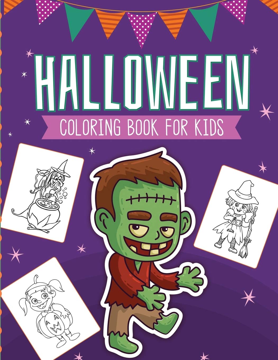 Halloween Coloring Book For Kids Hobbies & Crafts