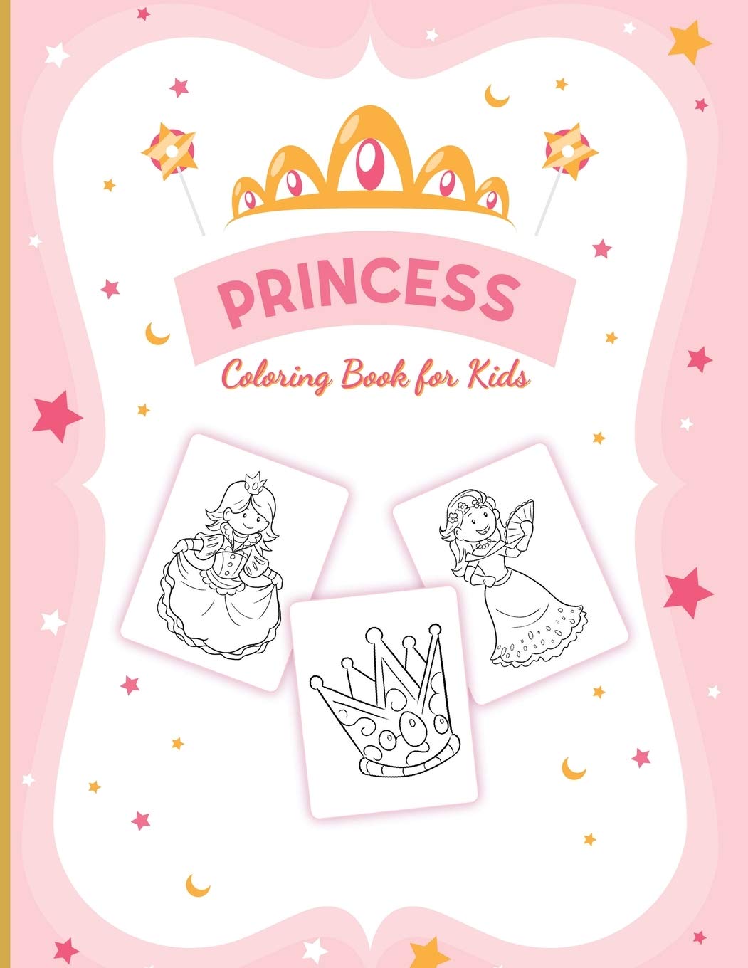 Princess Coloring Book For Girls Hobbies & Crafts