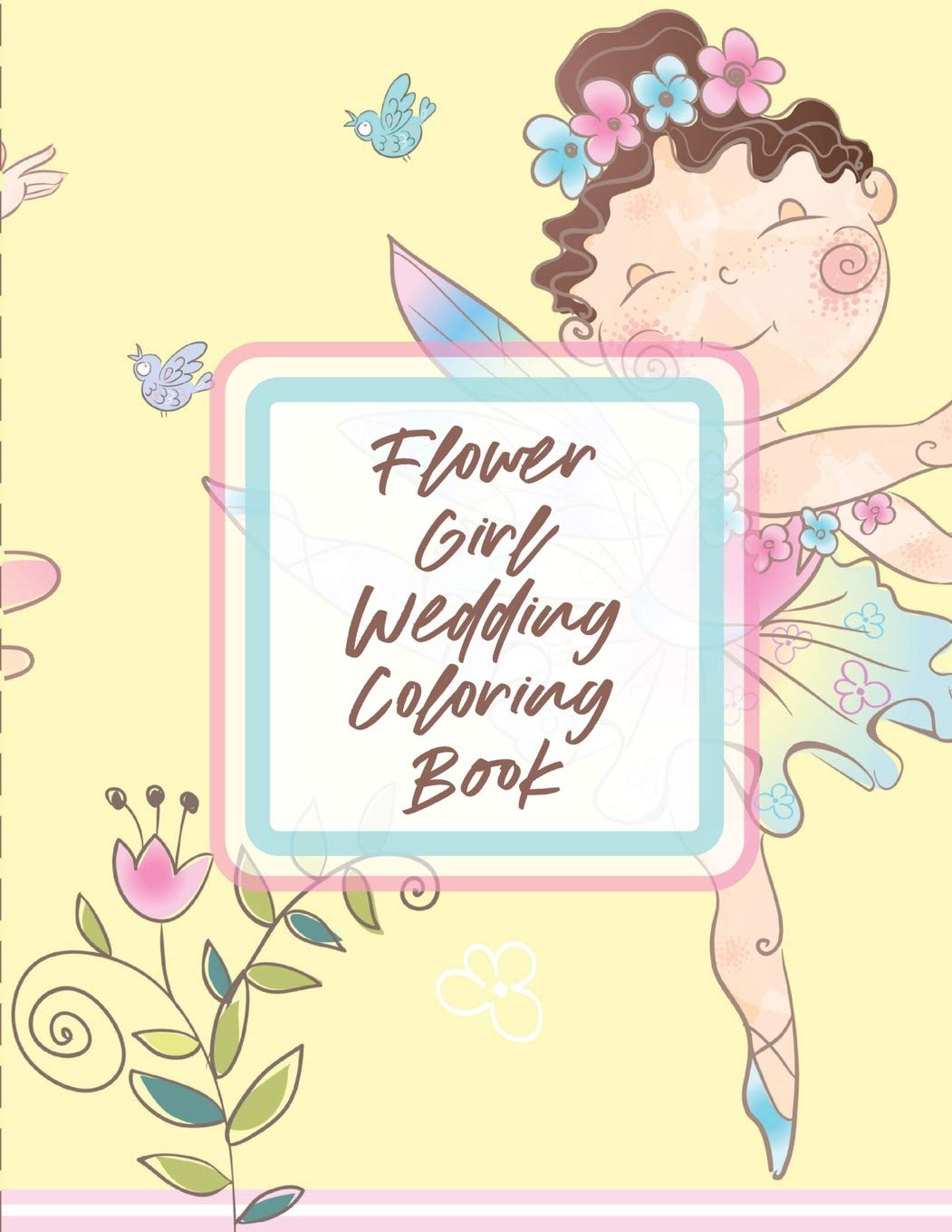 Flower Girl Wedding Coloring Book Social Sciences