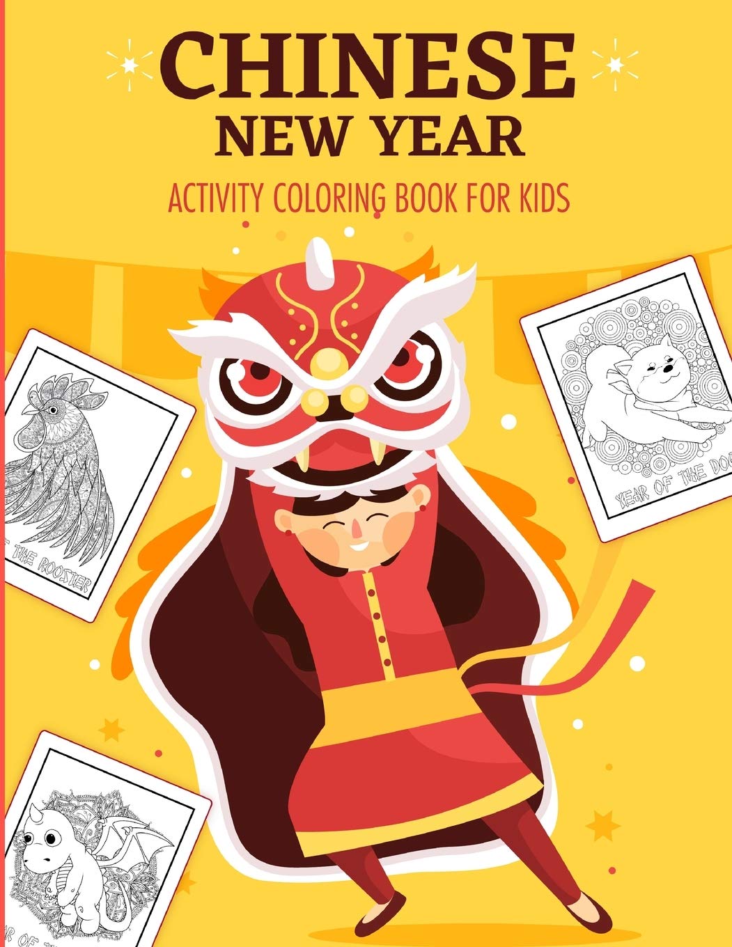 Chinese New Year Activity Coloring Book For Kids Tiptoi & Games