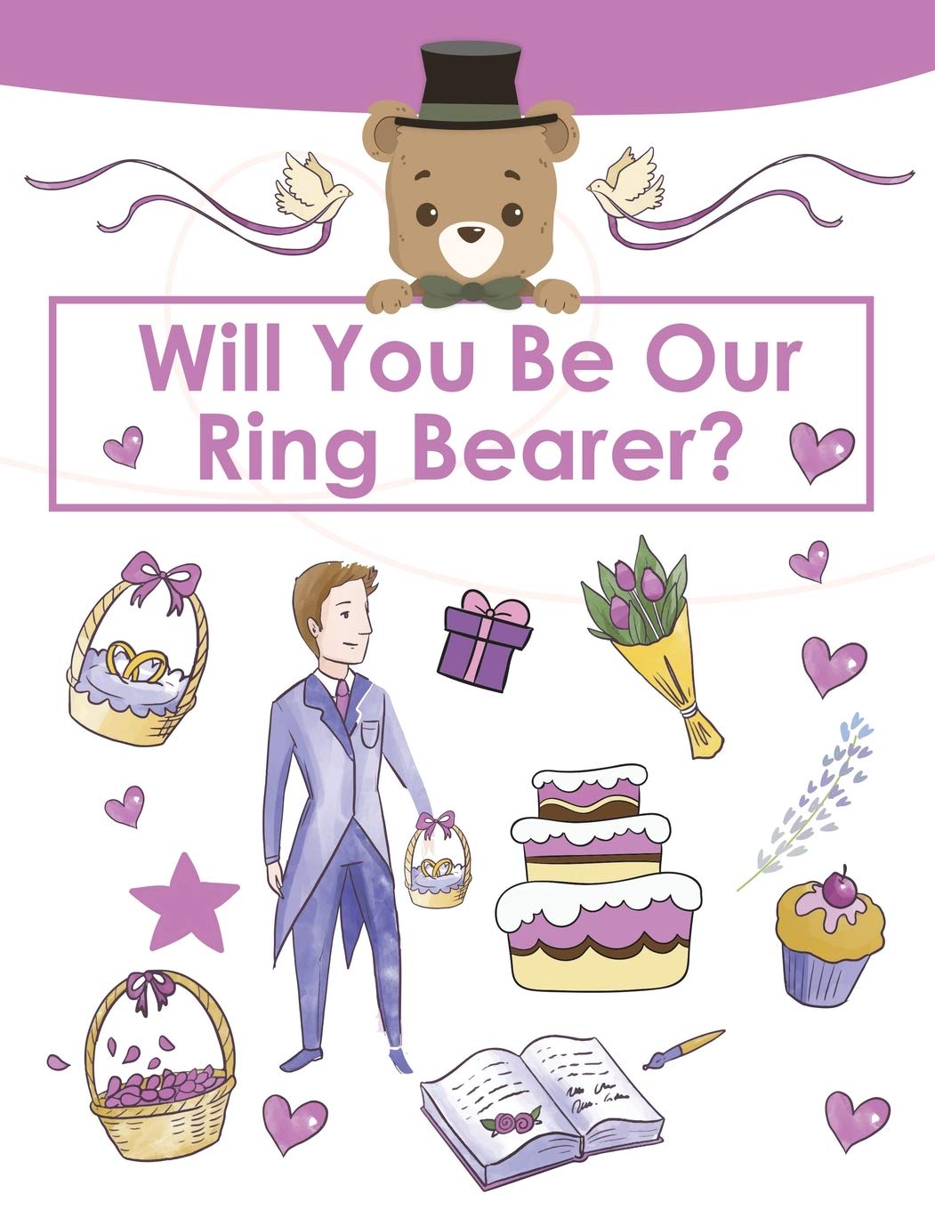 Ring Bearer Proposal, Will You Be Our Ring Bearer? Hobbies & Crafts