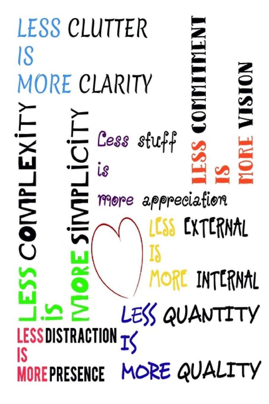 Less Is More: Minimalist Dotted Daily Journal: 6x9 Dot Grid Journal - Simple Thoughts Simple Minimalism Living book