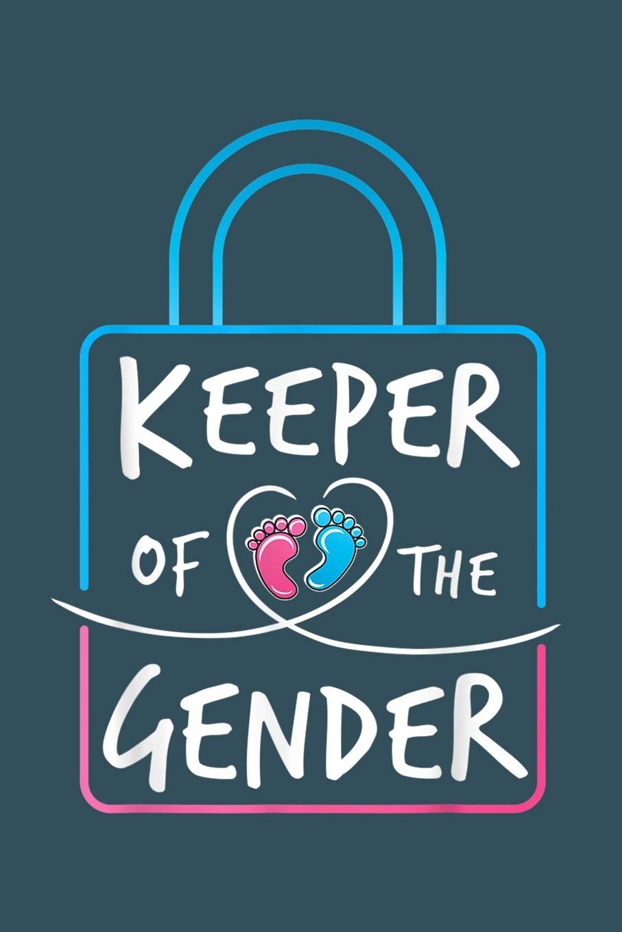 Keeper of the gender: Gender Reveal Notebook-College Blank Lined 6 x 9 inch 110 pages - Gender Reveal Journal for Writing-Gender Reveal Lovers ... for Pregnant-Daddy Mommy Gift-Baby welcome Hobbies & Crafts