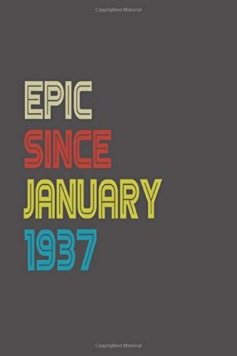 Epic Since 2011 January Notebook Birthday Gift: Lined Notebook / Journal Gift, 120 Pages, 6x9, Soft Cover, Matte Finish Essays & Short Stories