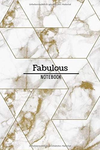 Fabulous Notebook - Notizbuch: Marble Notizbuch A5 Dotted: Bullet Journal Deutsch, Punktraster Notizbuch A5, Agenda Buch, Design Buch, Planer, ... 120 Seiten (Punktpapier) Books