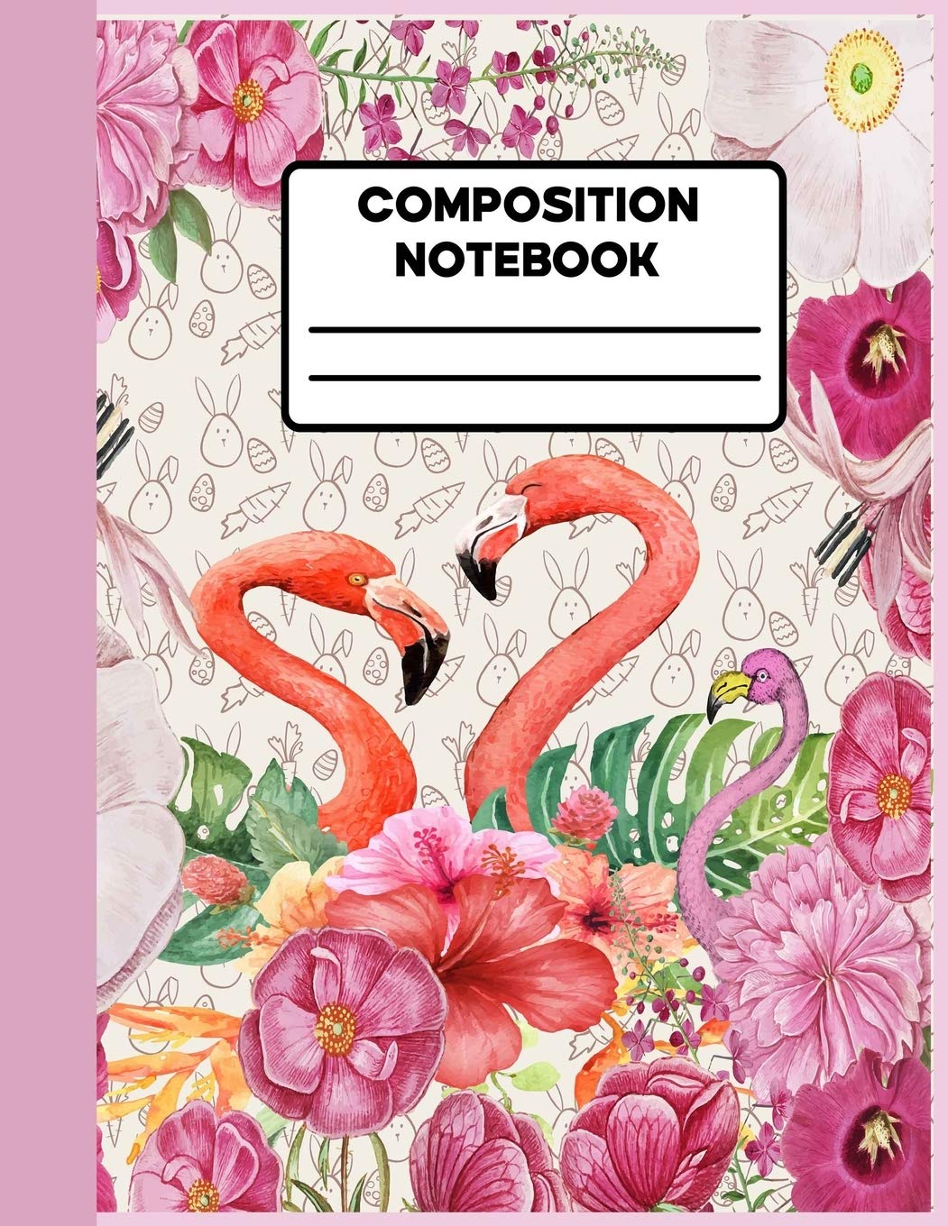 Composition Notebook: Water Colour Cute Pink Flamingo Composition Preschoolkindergarten Collage Rulled Notebook Journal For Kids,Girls| Wide Ruled Composition Note Book ,(School Note Book Wide Rulled) Business, Finance & Career