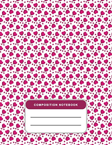 TAIHOWN - Composition Notebook Graph Paper 1 cm 100 Sheets for Students, Kindergarten, Primary, 1st Grade, 2nd Grade, School, College, University, Professional, Size 8.5" x 11" Essays & Short Stories