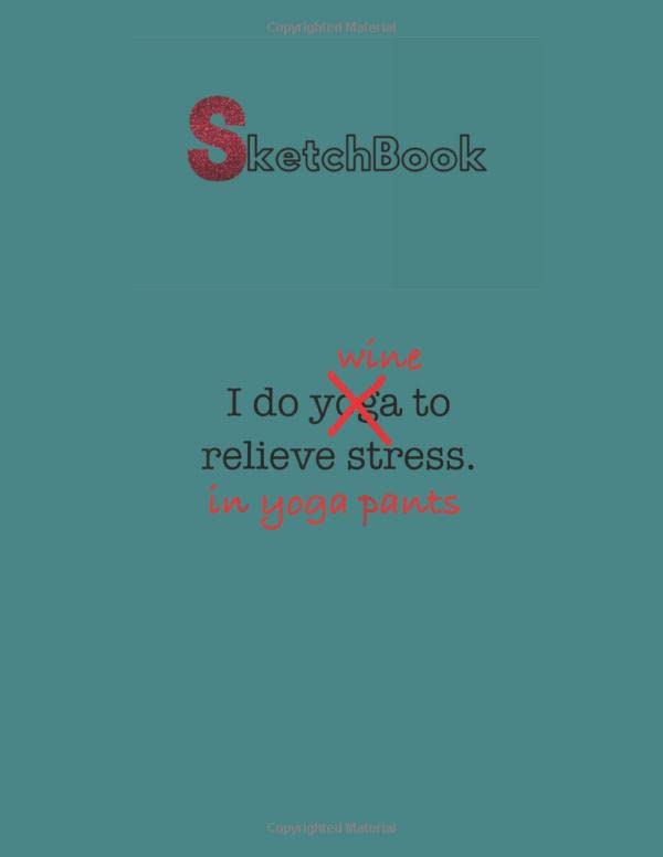 SketchBook: Relieve Stress Raglan Baseball Notebook for Drawing Writing Painting Sketching or Doodling or Creating Comic Marble Size 110 Pages 8.5in x ... Paper Blank Notebook Spiral Bound Artist Film, Art & Culture